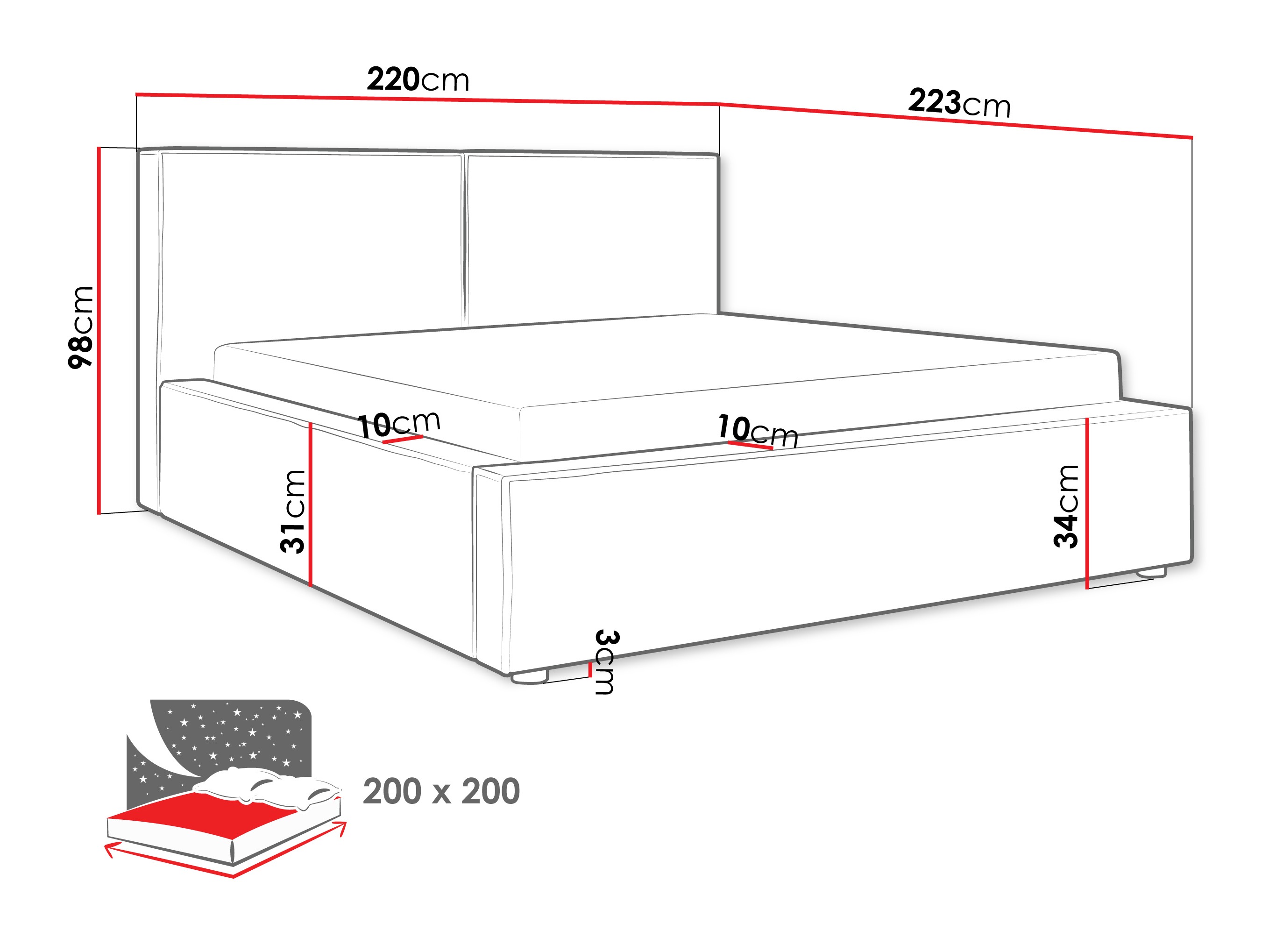 Gulta TrendyNest 117 (Coral 80)