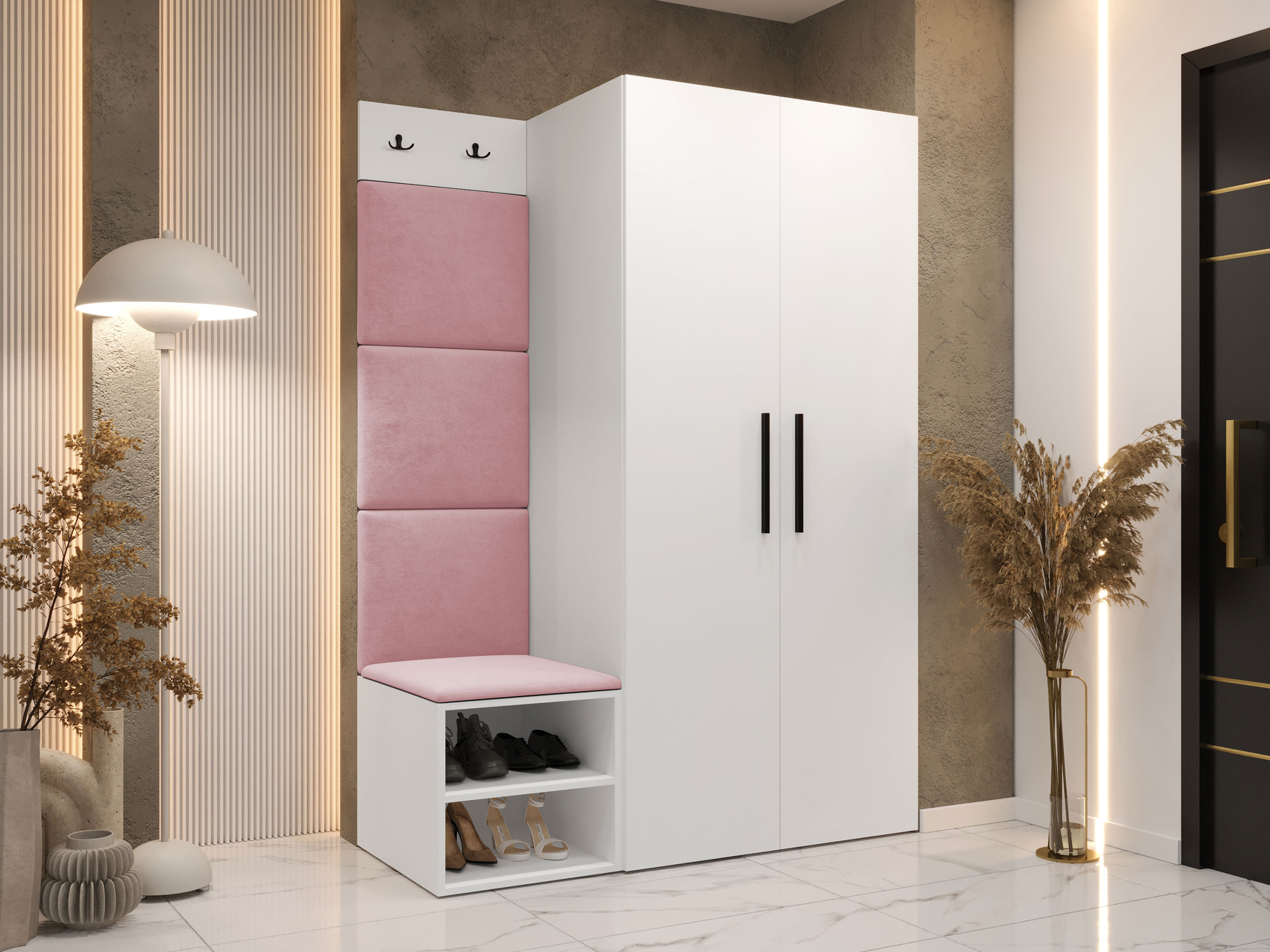 Priekšnama komplekts Hartford 523 (Balts)