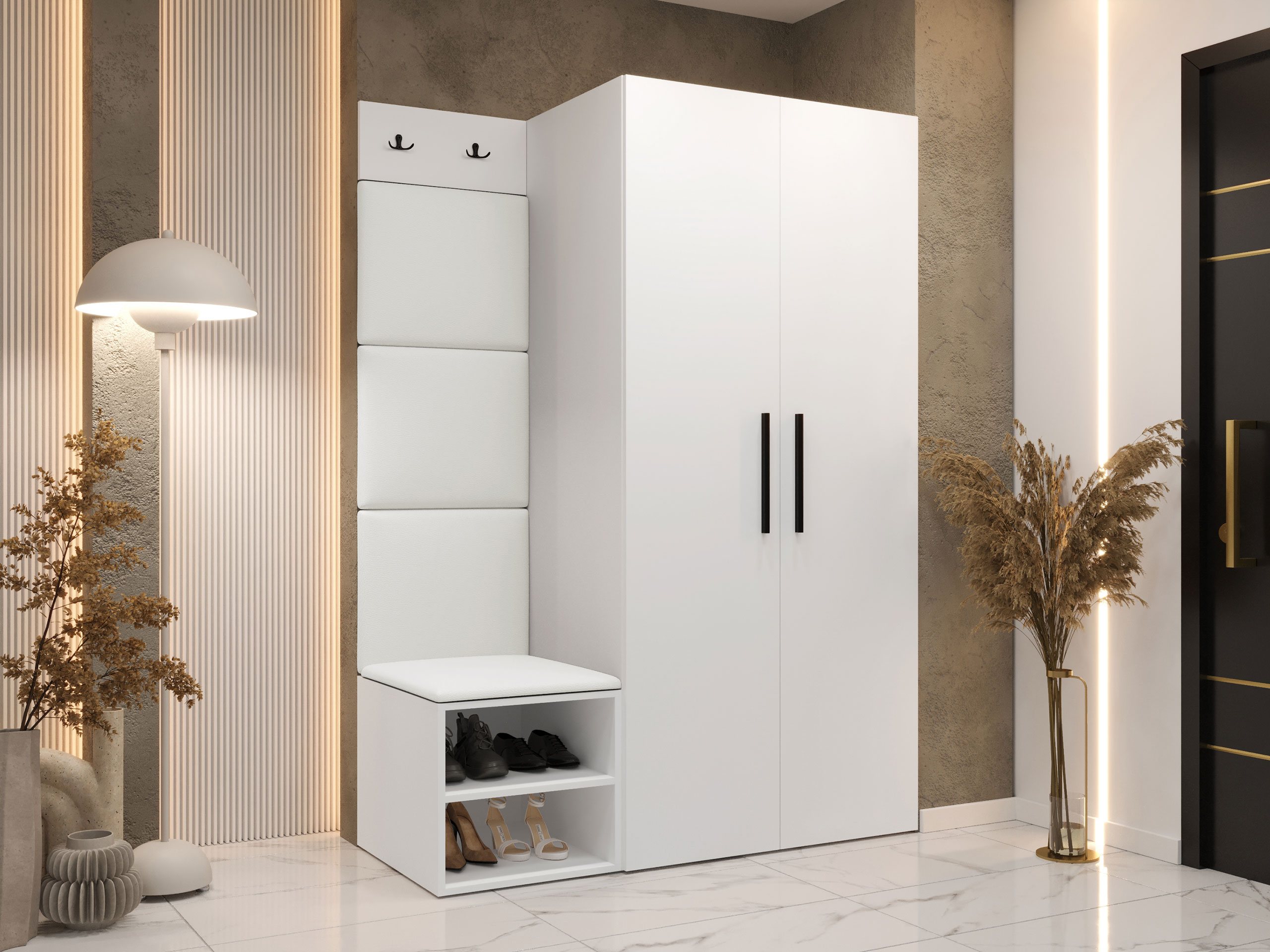 Priekšnama komplekts Hartford 523 (Balts)