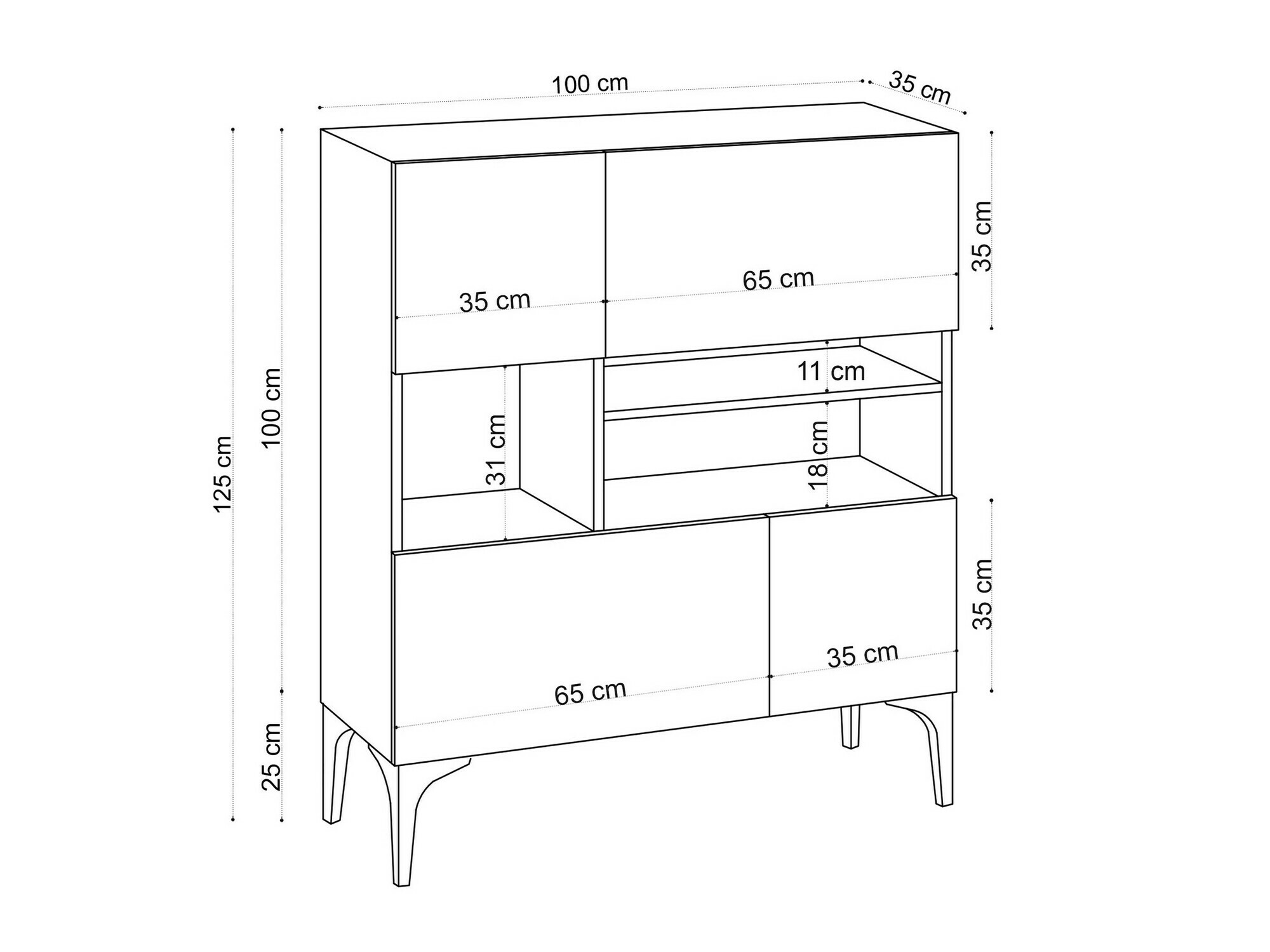 Шкафчик Vestesu 139 (Светлый Travertine)
