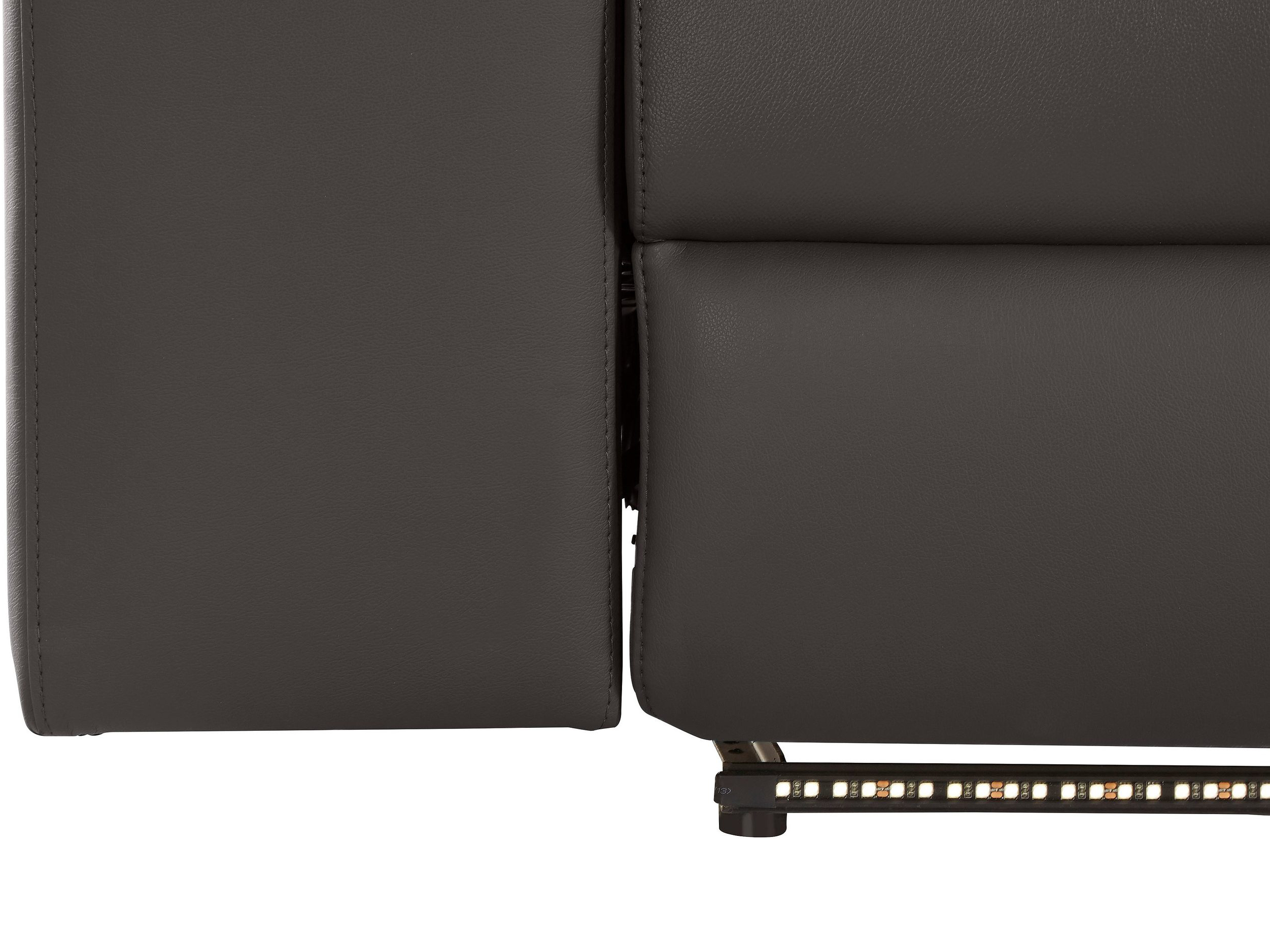 Угловой диван реклайнер Denton 1493 (Коричневый)