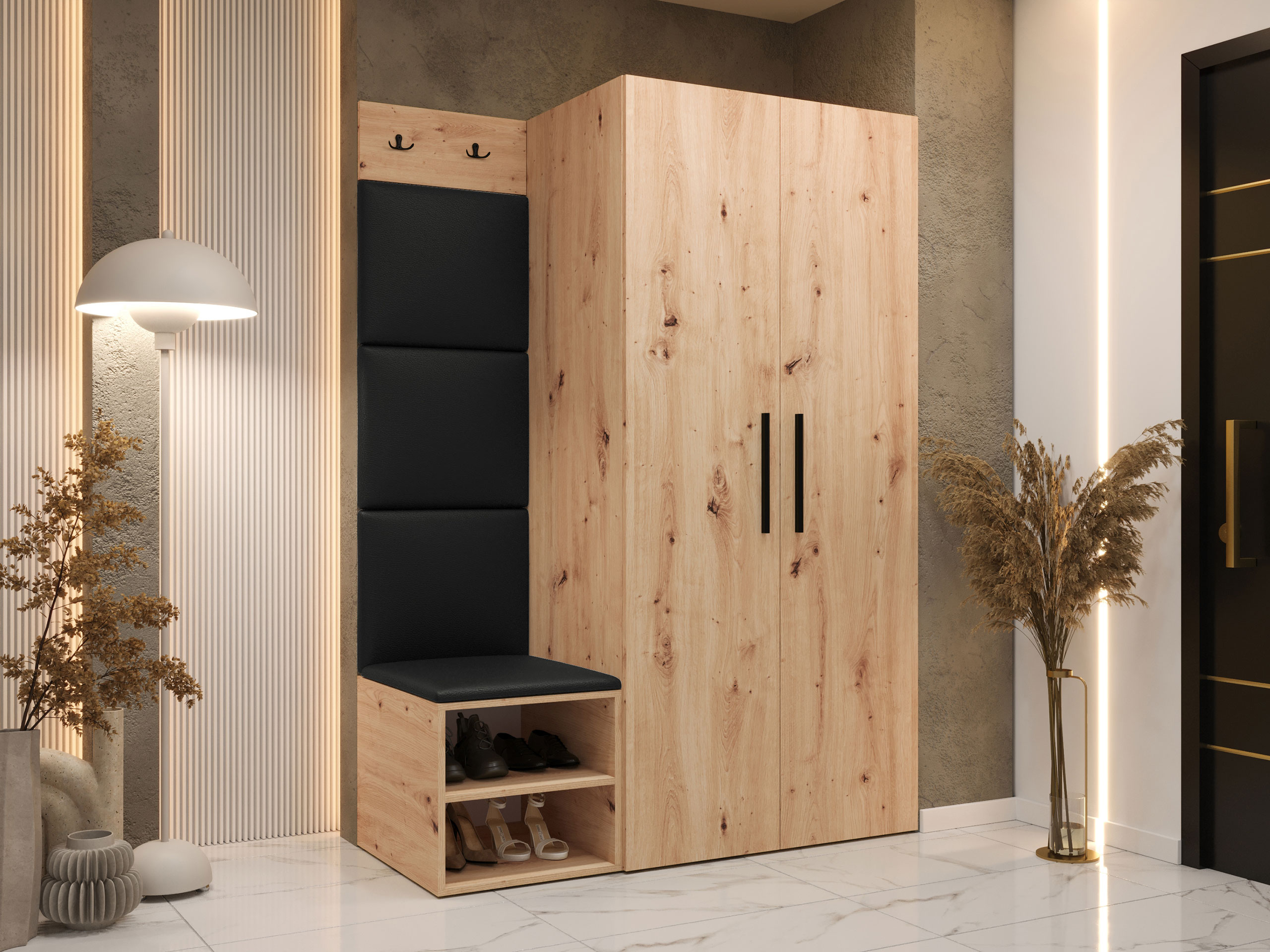 Priekšnama komplekts Hartford 523 (Artisan ozols)