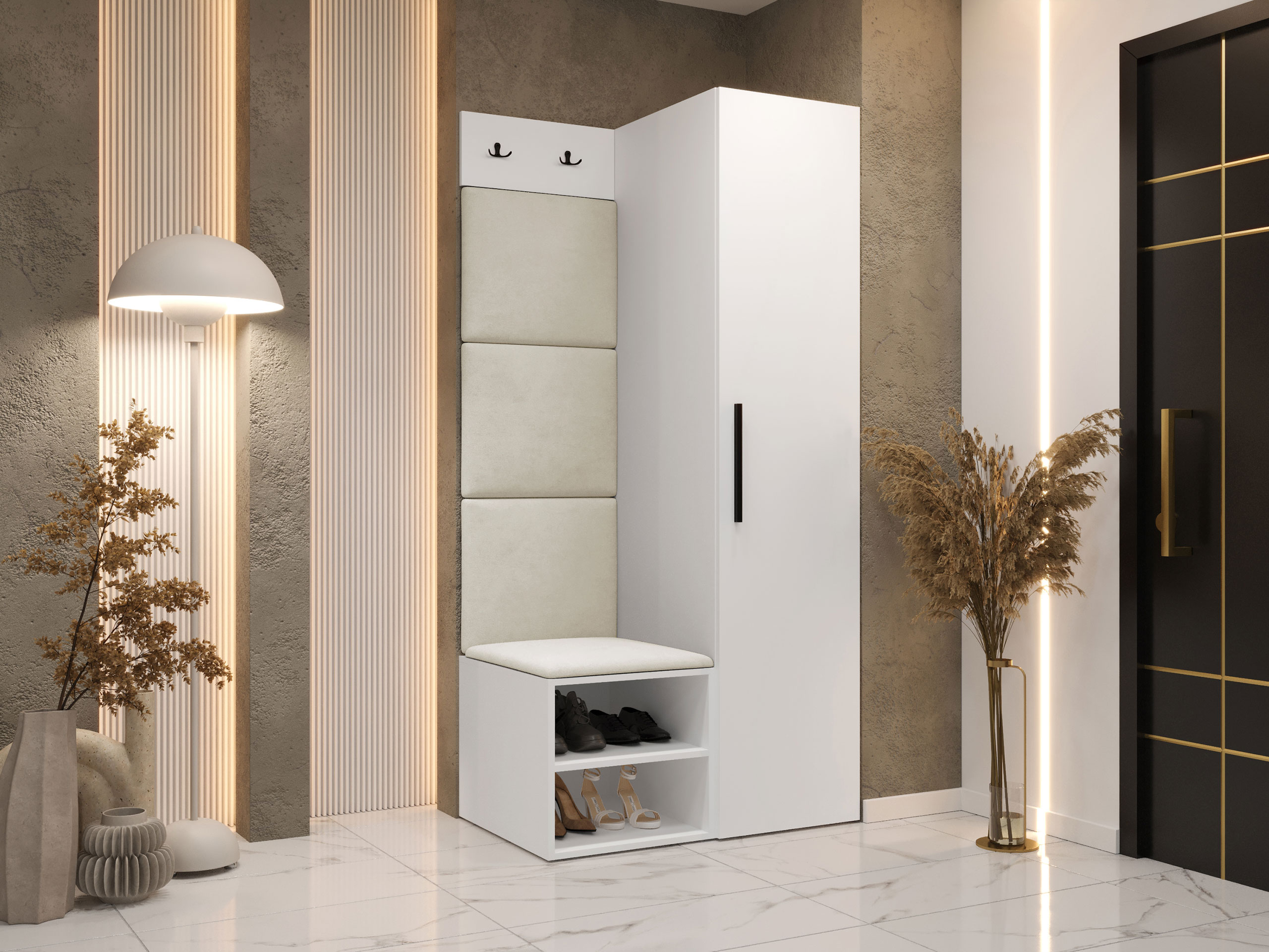 Priekšnama komplekts Hartford 524 (Balts)