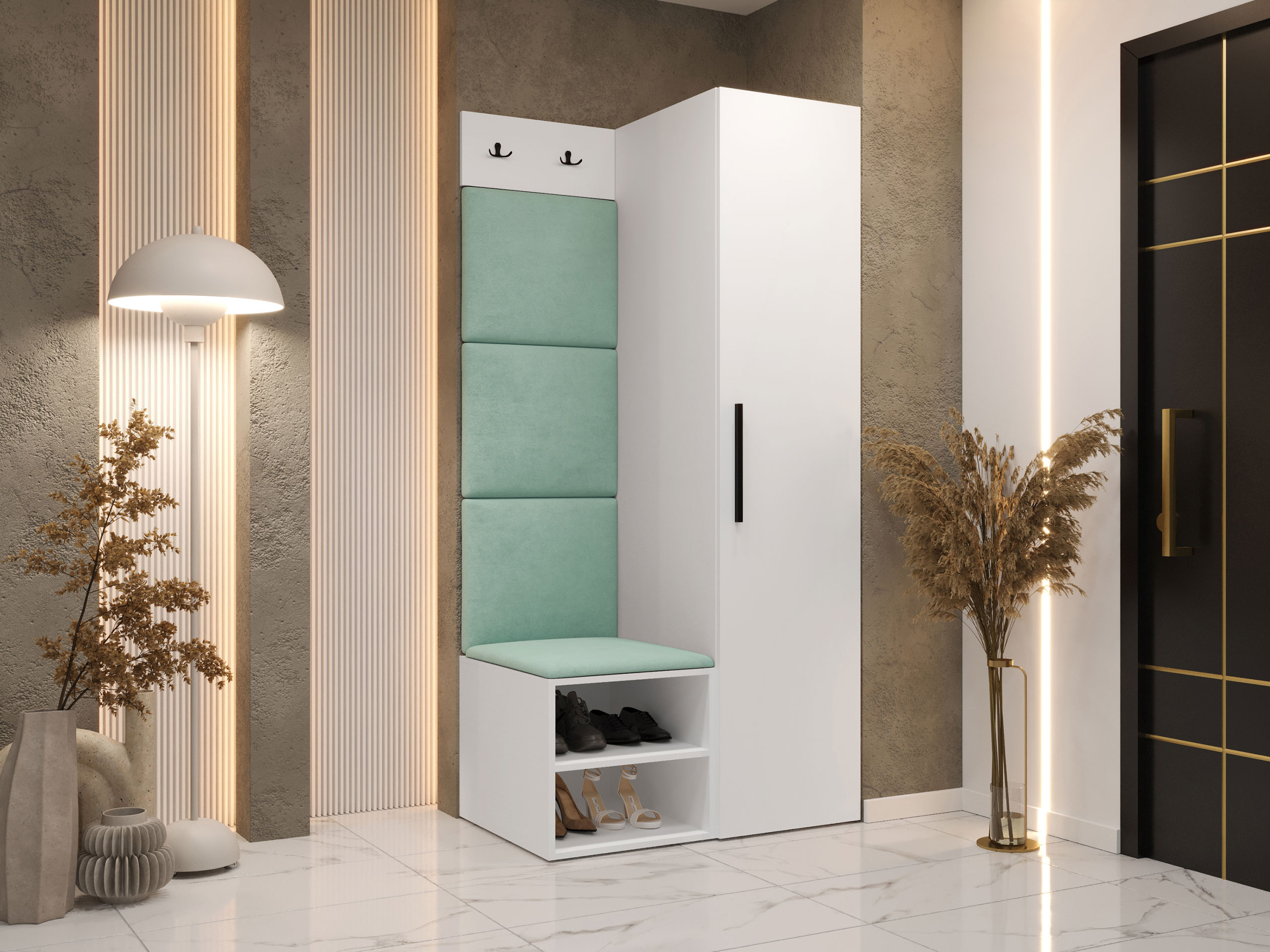 Priekšnama komplekts Hartford 524 (Balts)