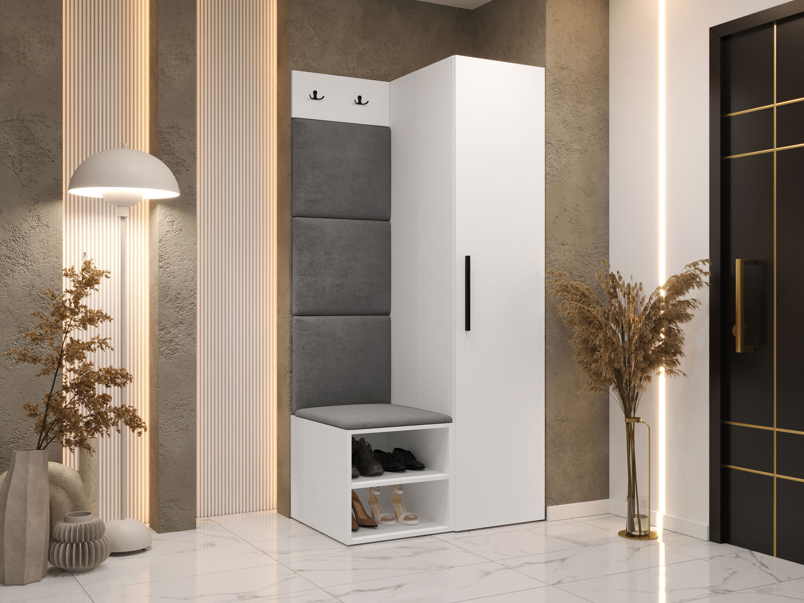 Priekšnama komplekts Hartford 524 (Balts)