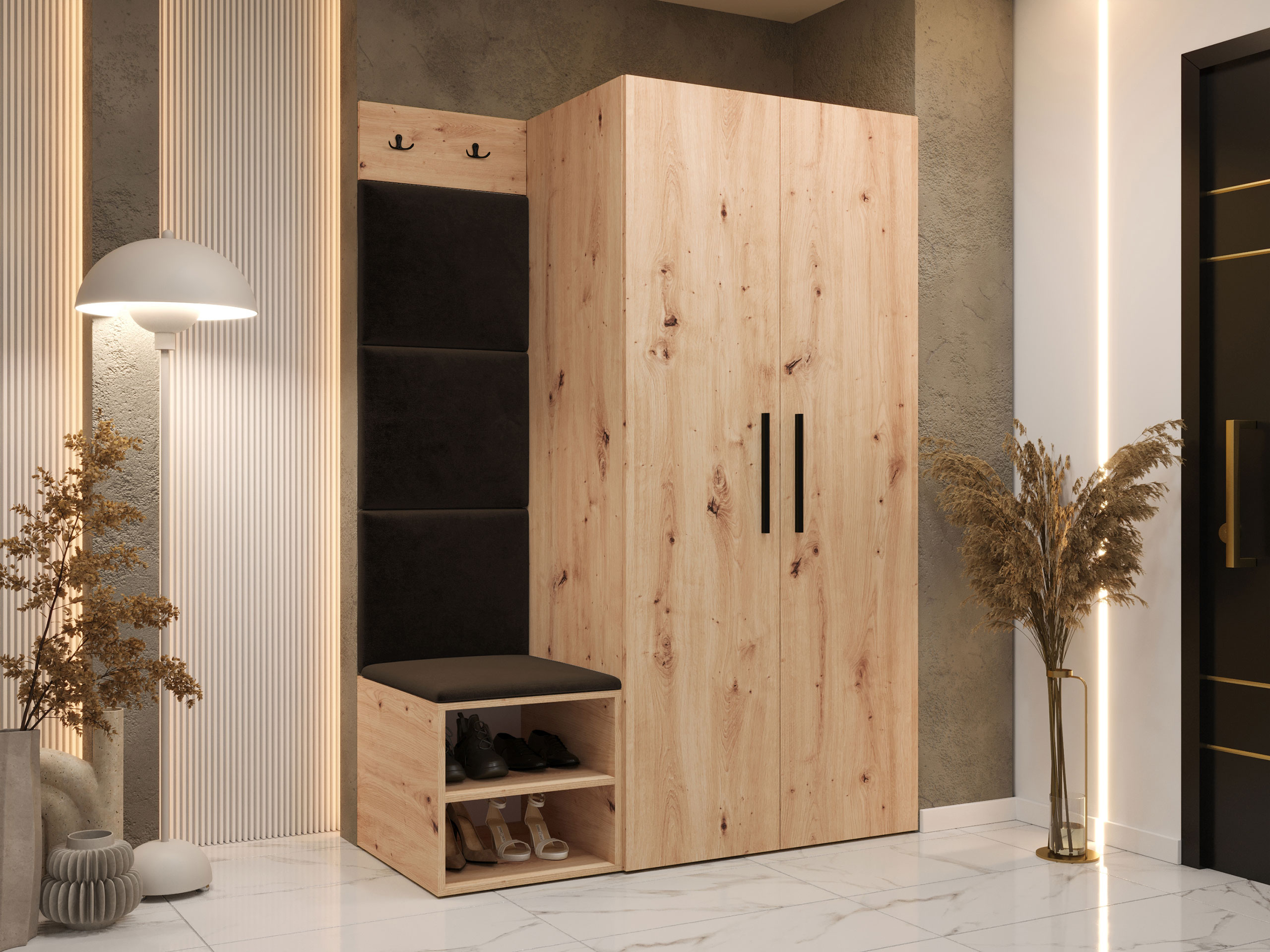 Прихожая Hartford 523 (Artisan дуб)