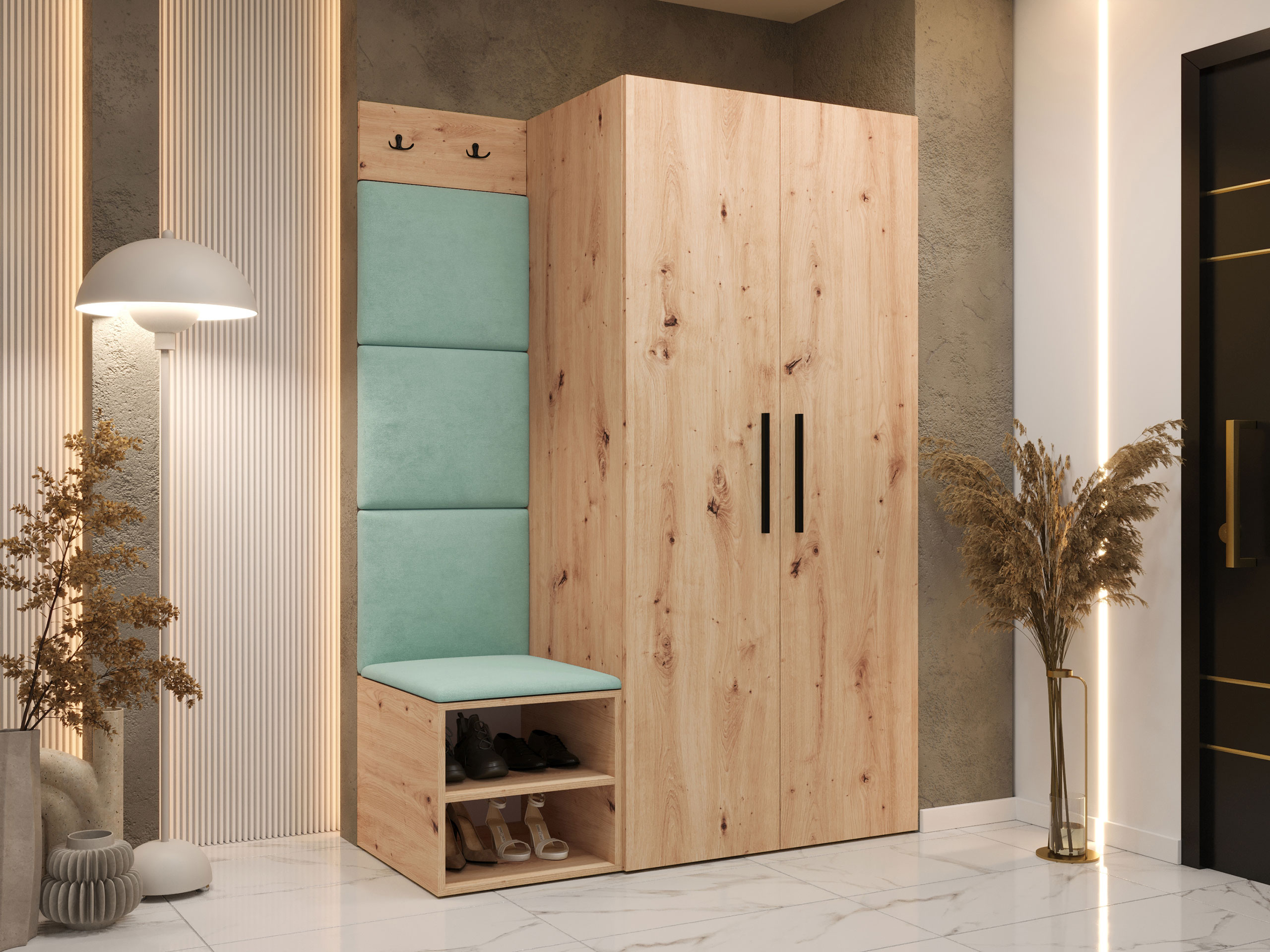 Прихожая Hartford 523 (Artisan дуб)