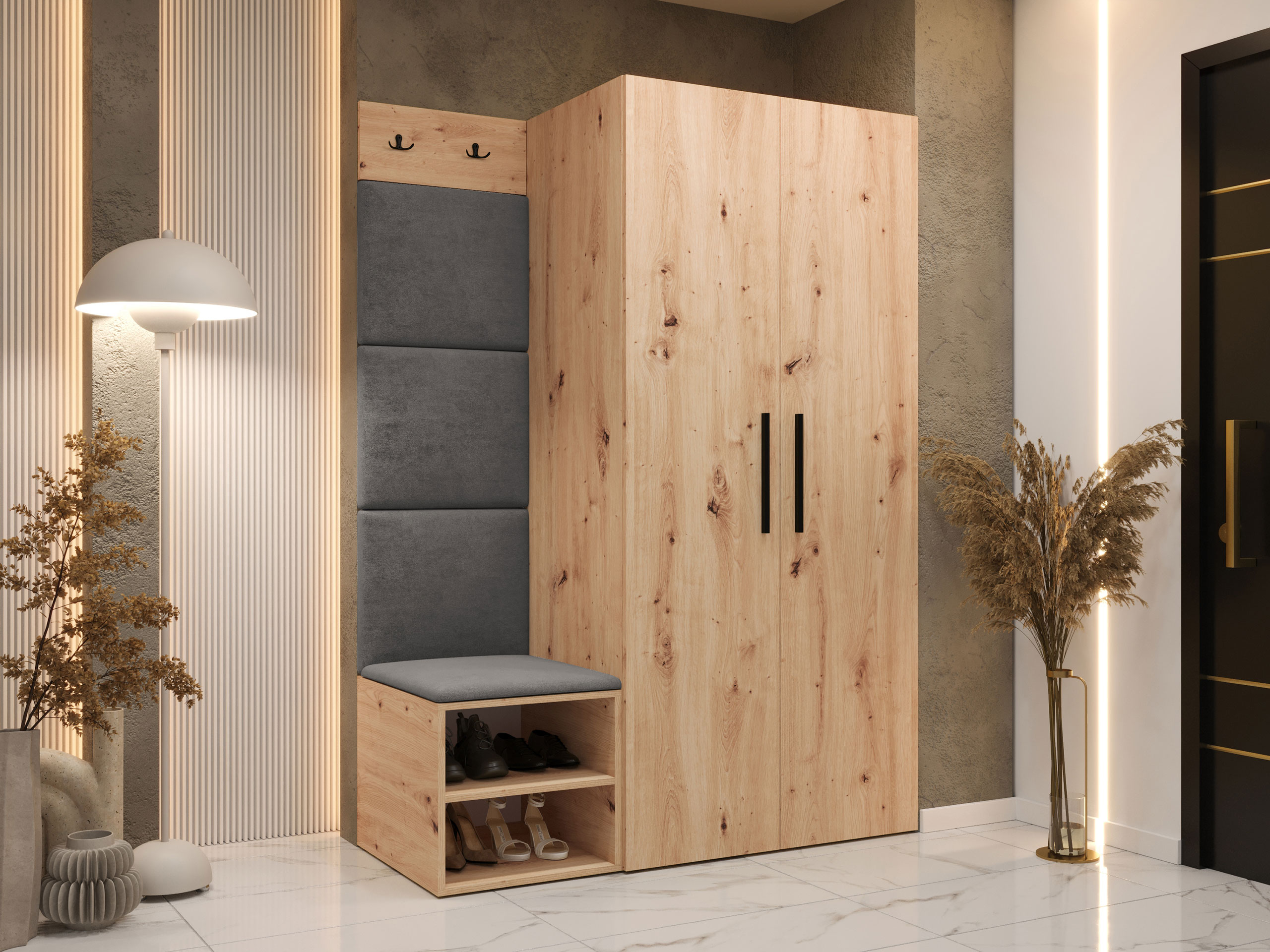 Прихожая Hartford 523 (Artisan дуб)