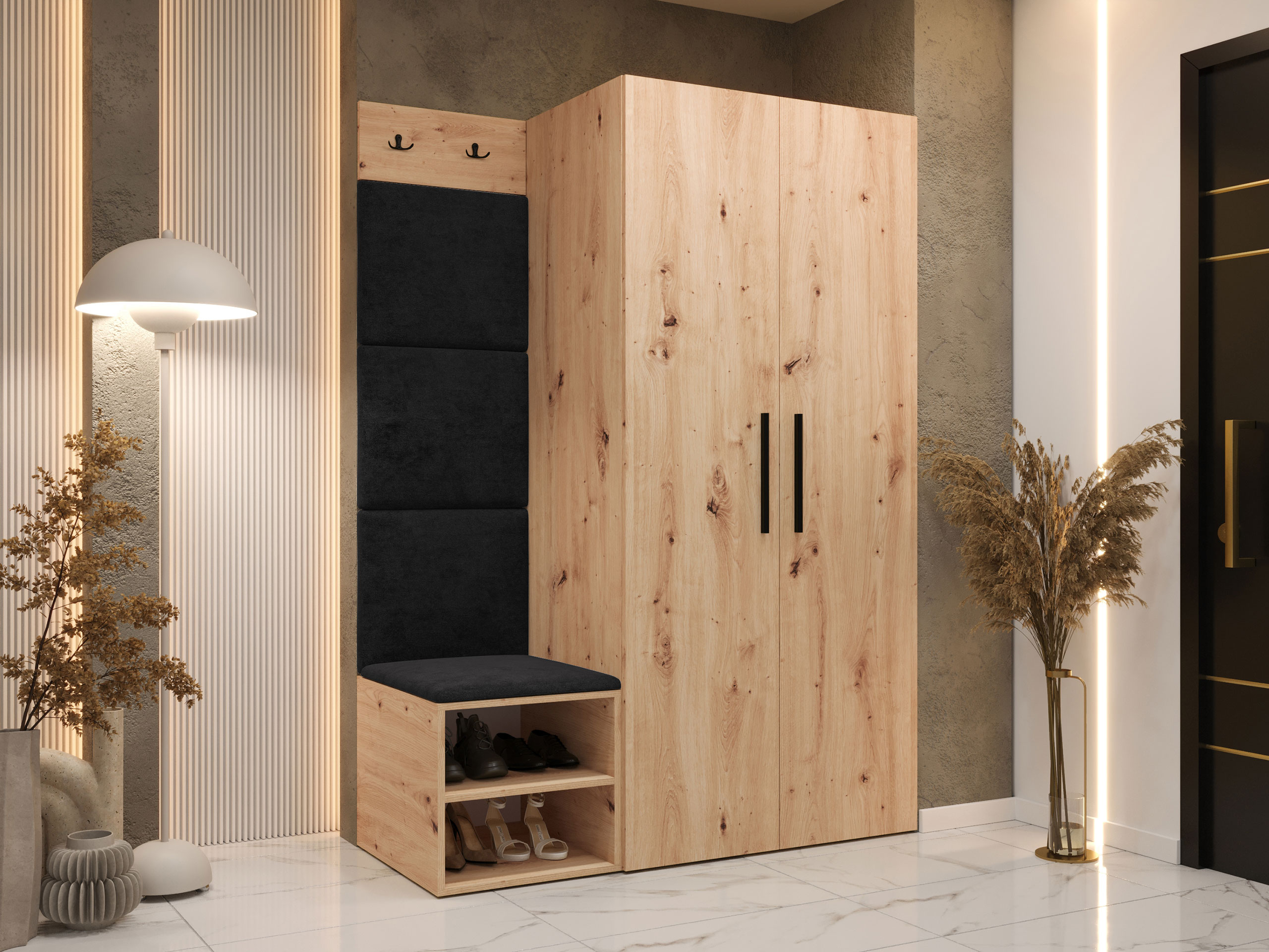 Прихожая Hartford 523 (Artisan дуб)