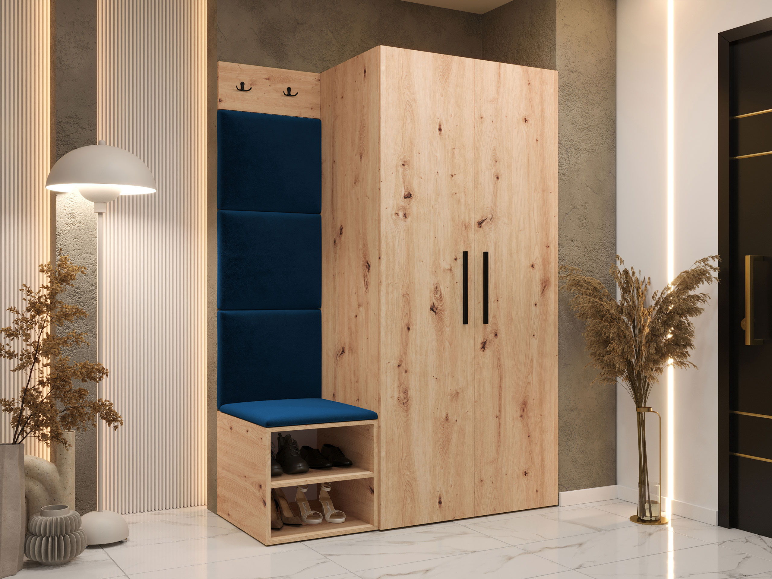 Прихожая Hartford 523 (Artisan дуб)