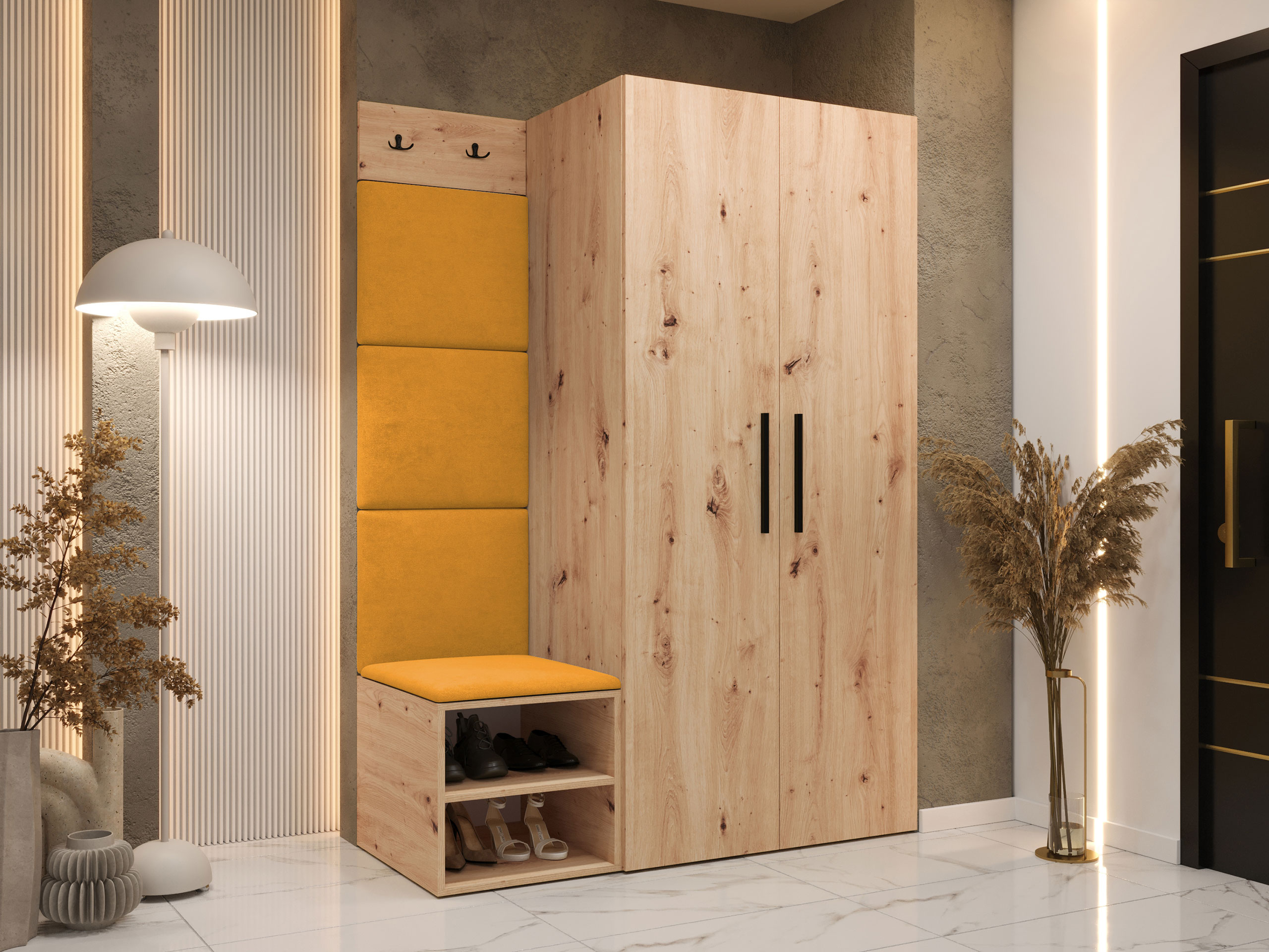 Прихожая Hartford 523 (Artisan дуб)