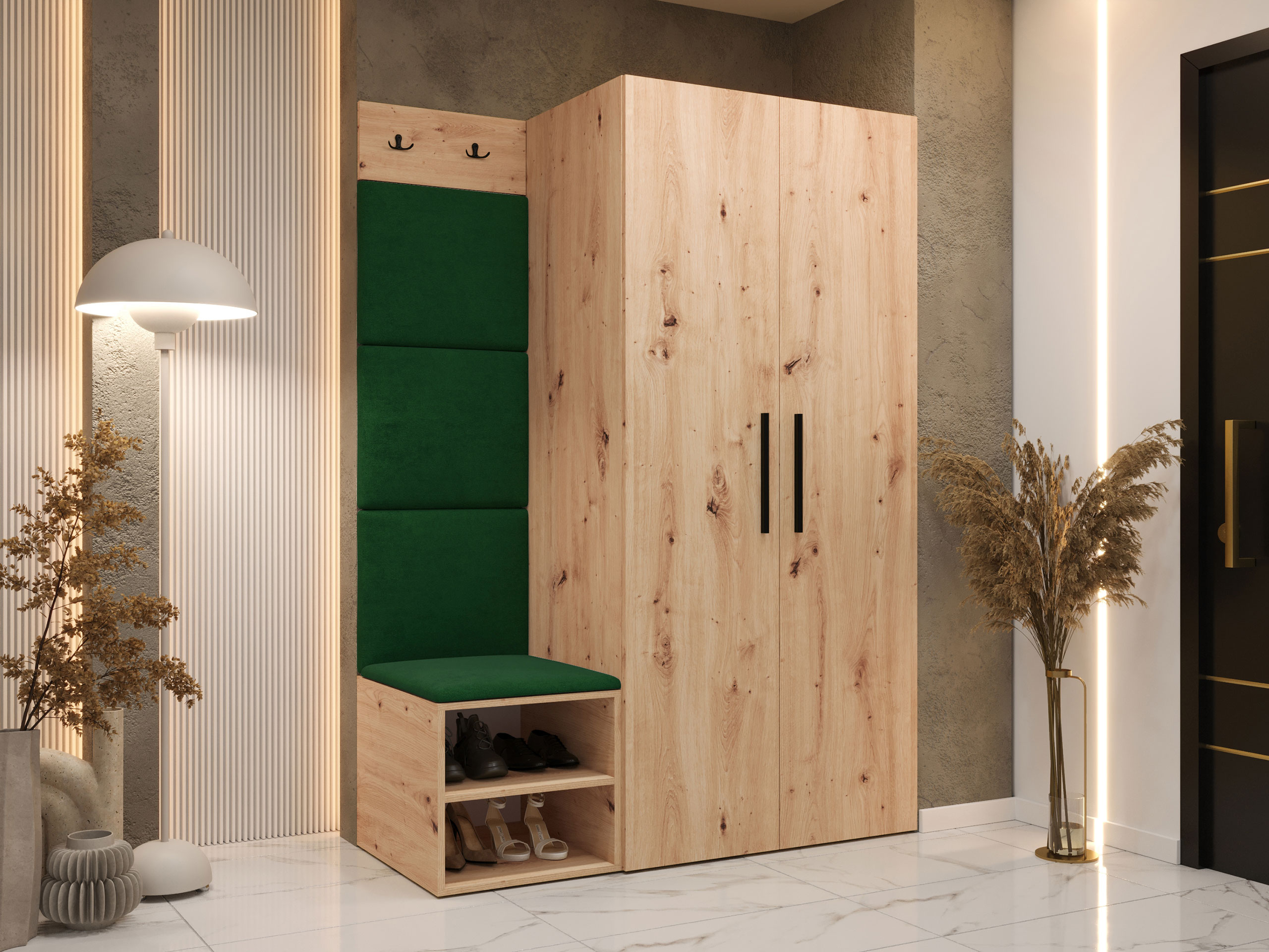 Прихожая Hartford 523 (Artisan дуб)