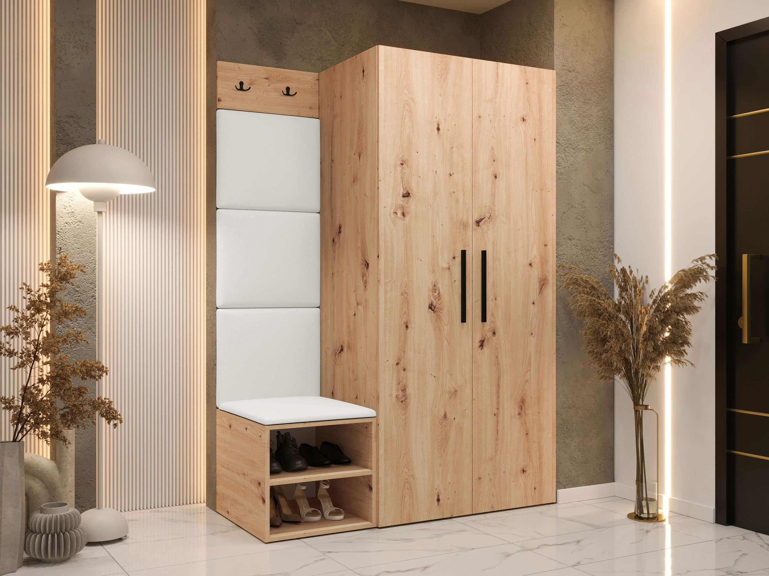 Прихожая Hartford 523 (Artisan дуб)