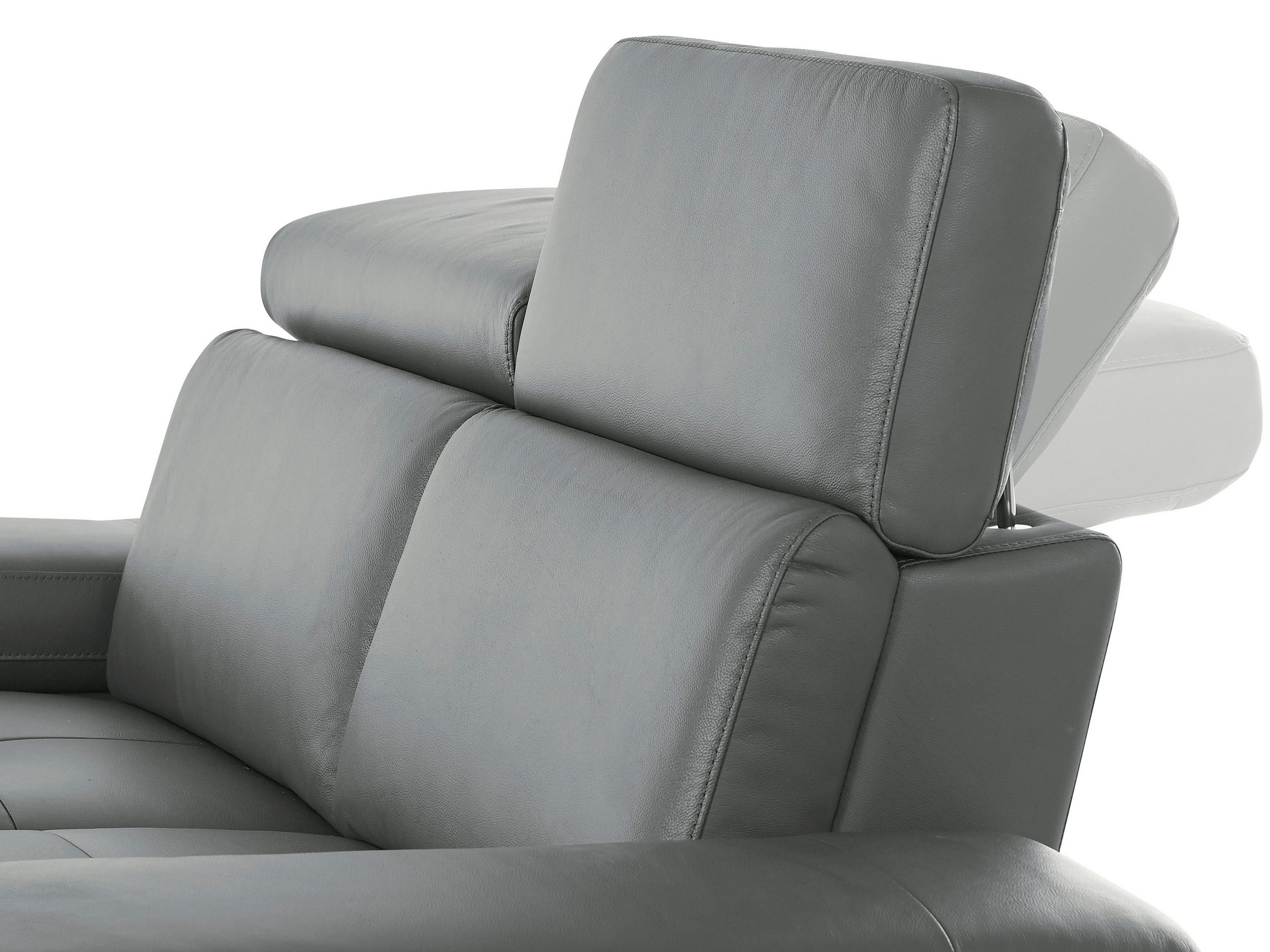 Stūra dīvāns reglaineris Denton 1493 (Pelēks)