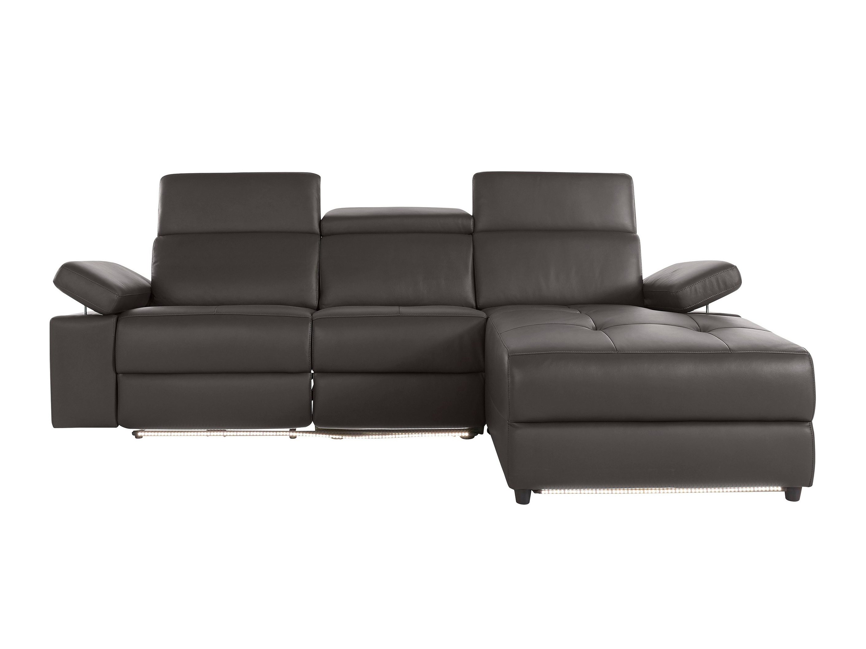 Угловой диван реклайнер Denton 1493 (Коричневый)