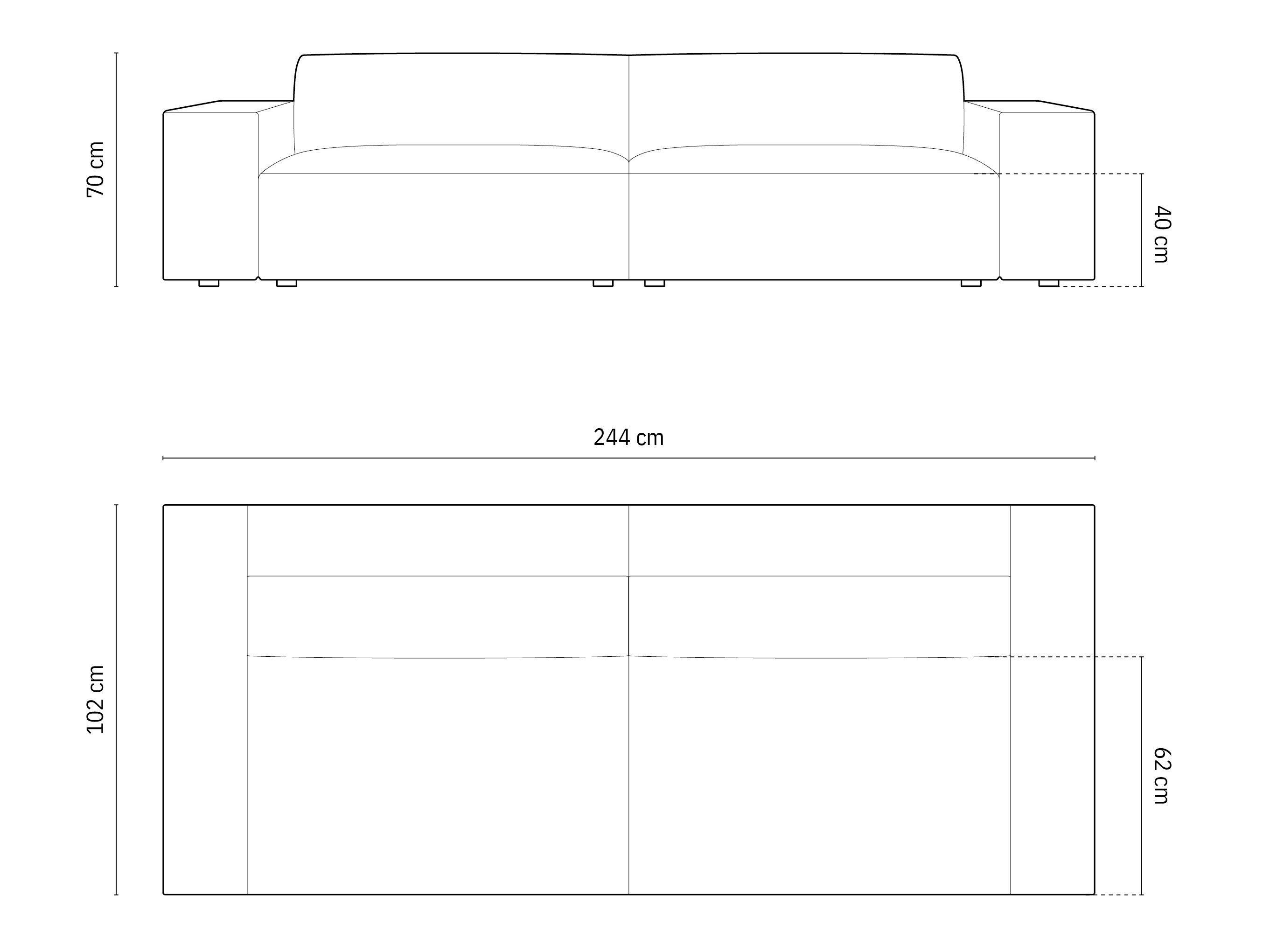 Диван Lomcalu 105 (Bluvel 19)
