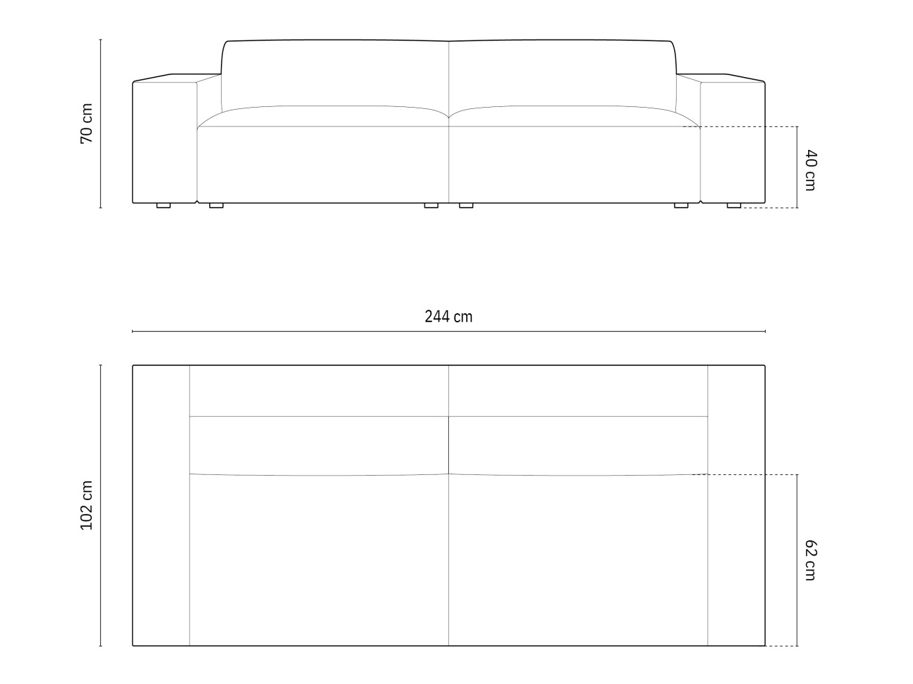 Диван Lomcalu 105 (Megan 367)