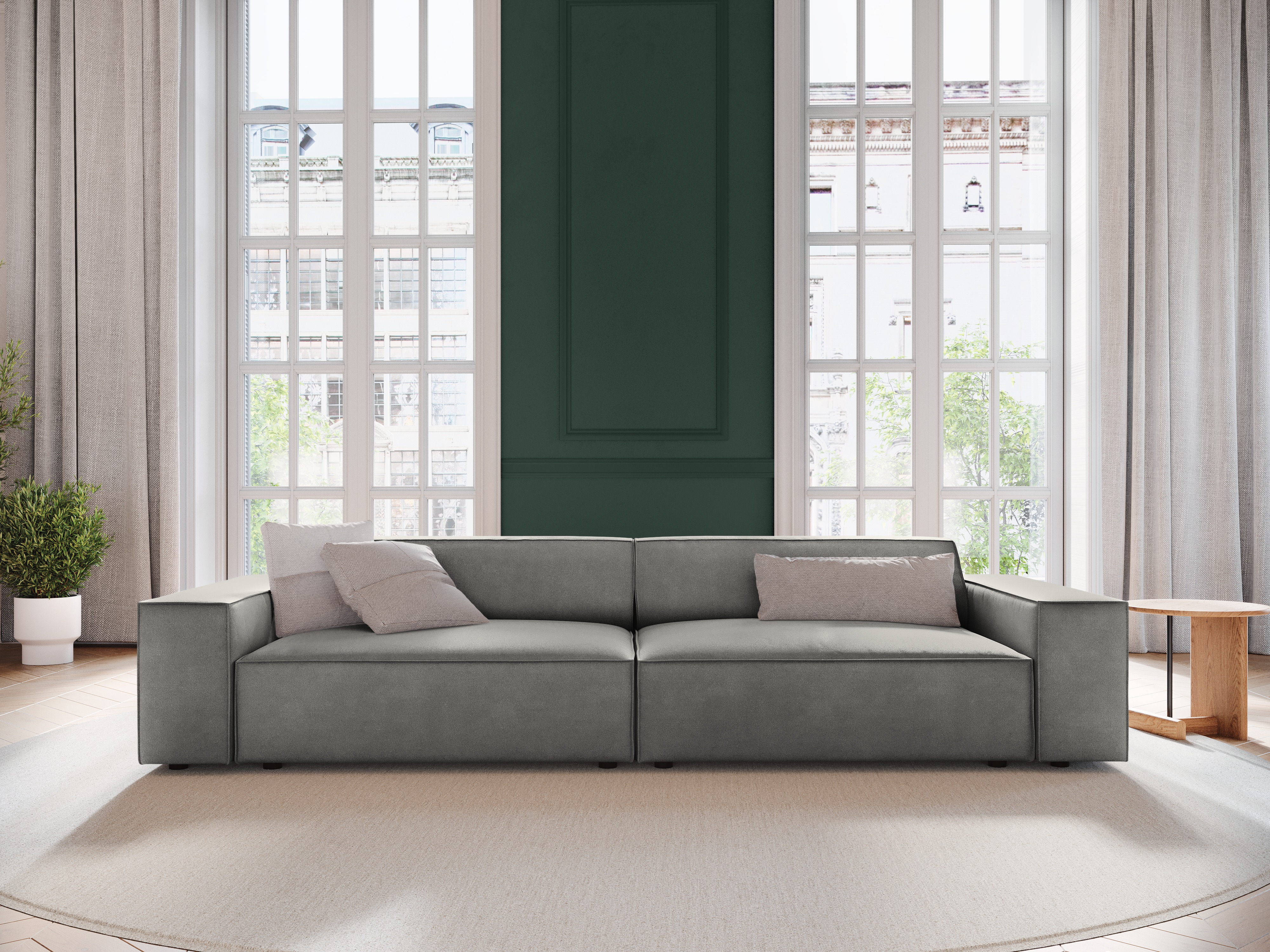 Moduļu dīvāns Lomcalu 105 (Bluvel 13)