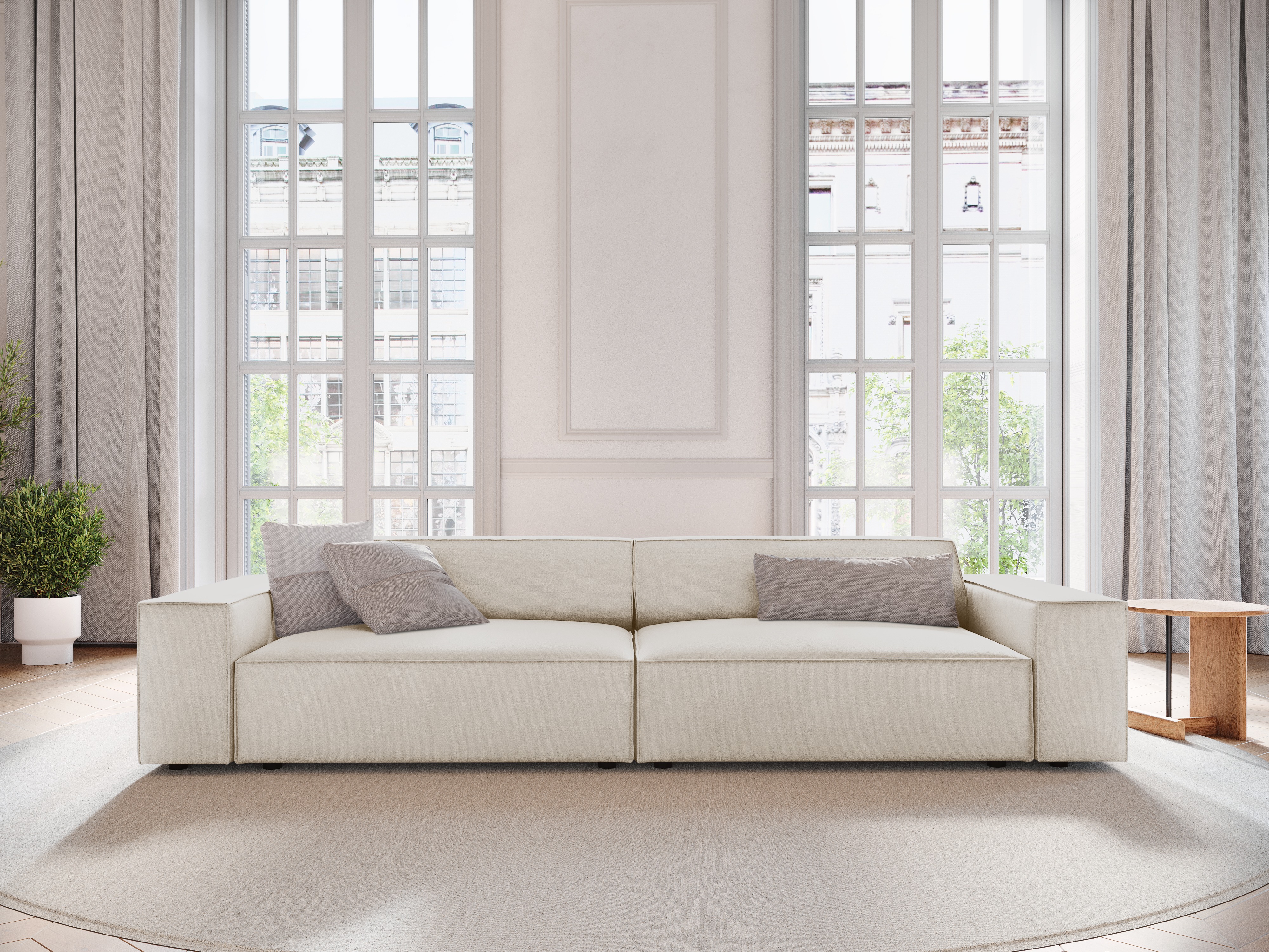 Moduļu dīvāns Lomcalu 105 (Bluvel 30)