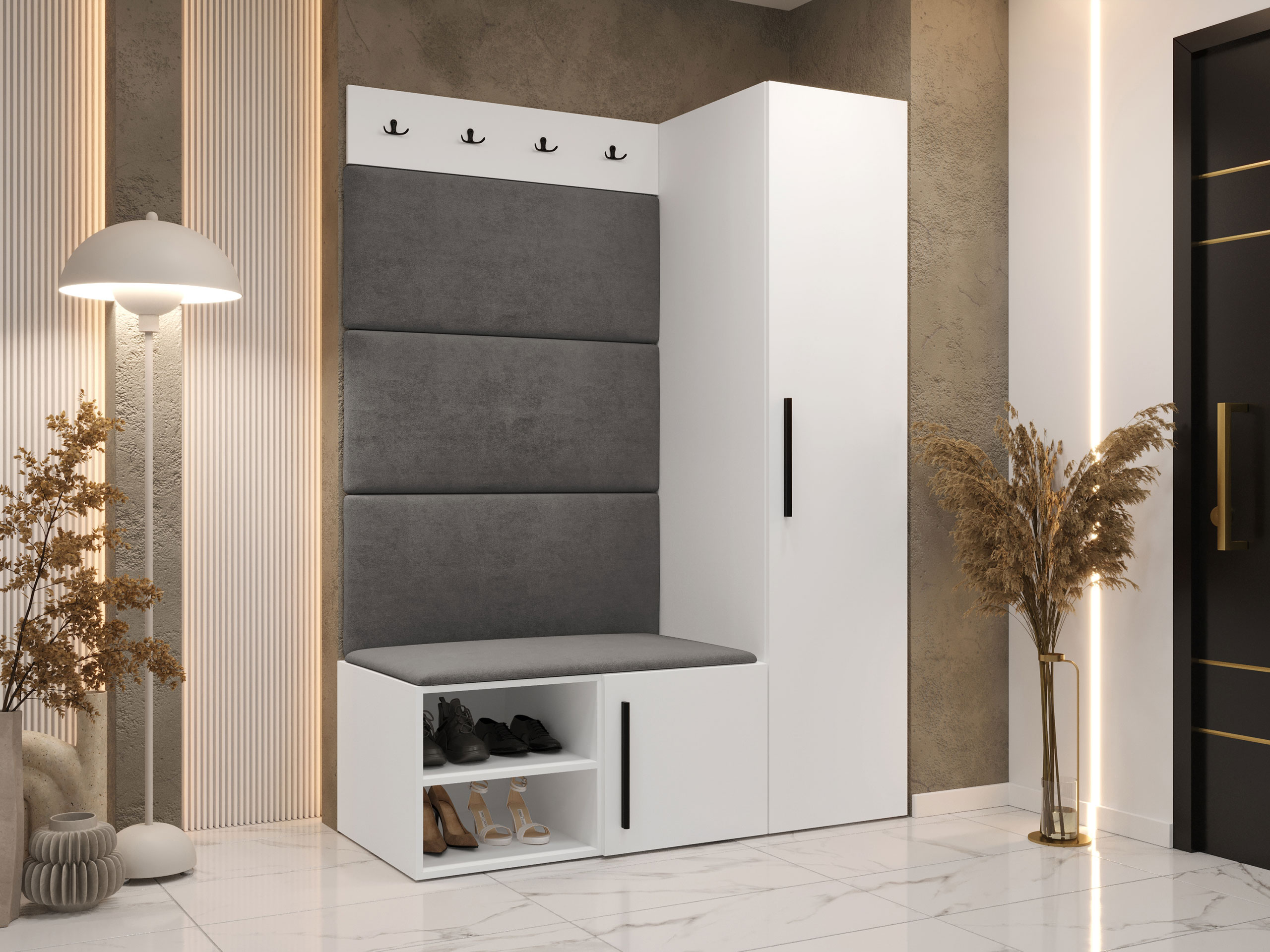 Priekšnama komplekts Hartford 525 (Balts)