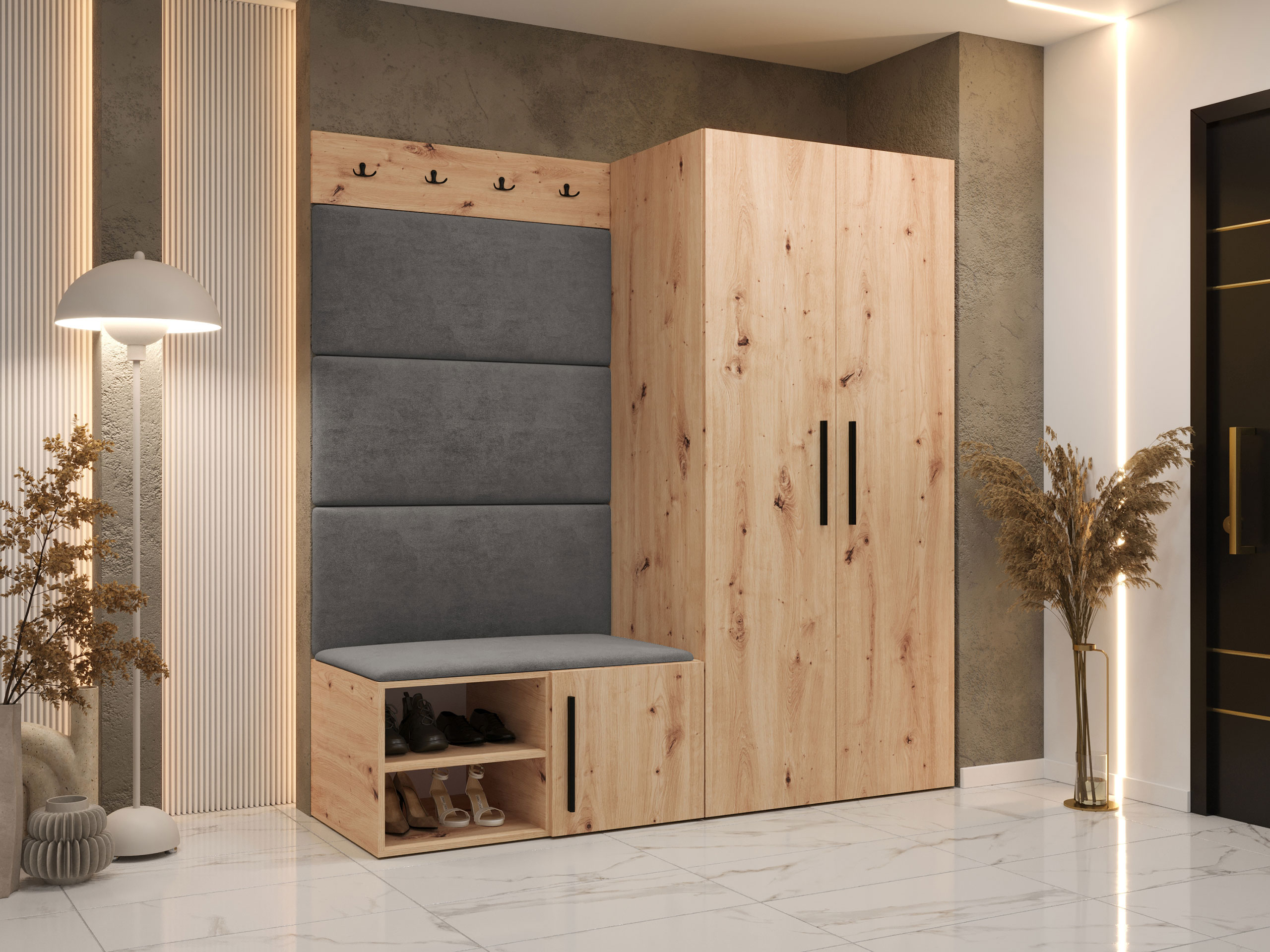 Priekšnama komplekts Hartford 526 (Artisan ozols)