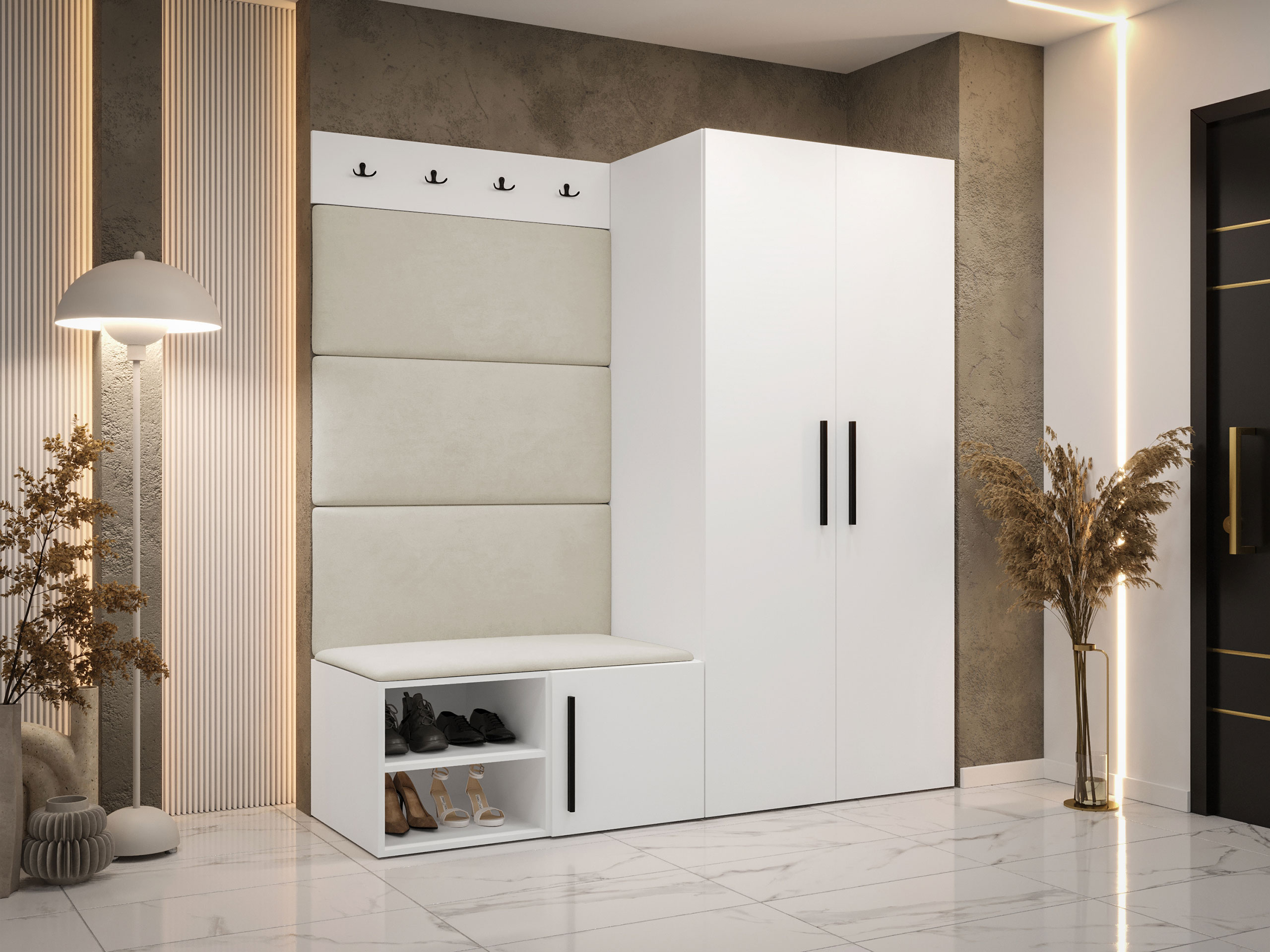 Priekšnama komplekts Hartford 526 (Balts)