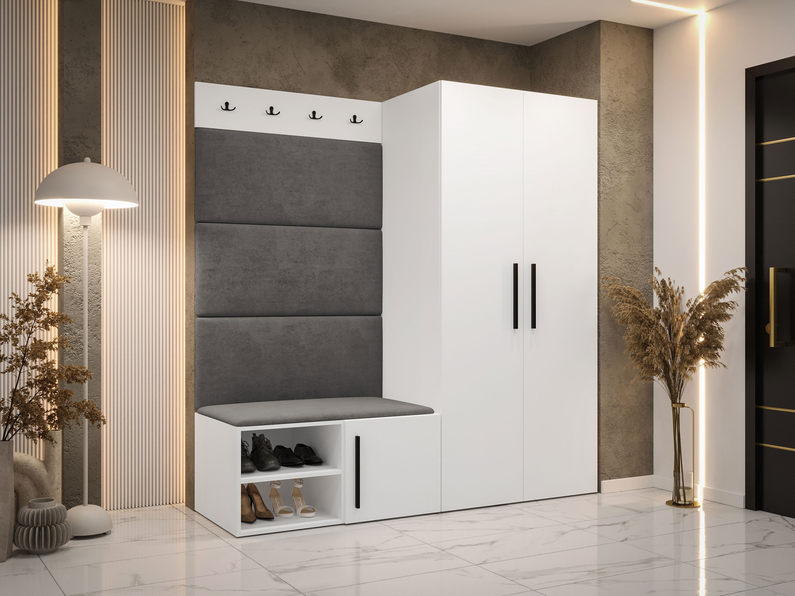 Priekšnama komplekts Hartford 526 (Balts)