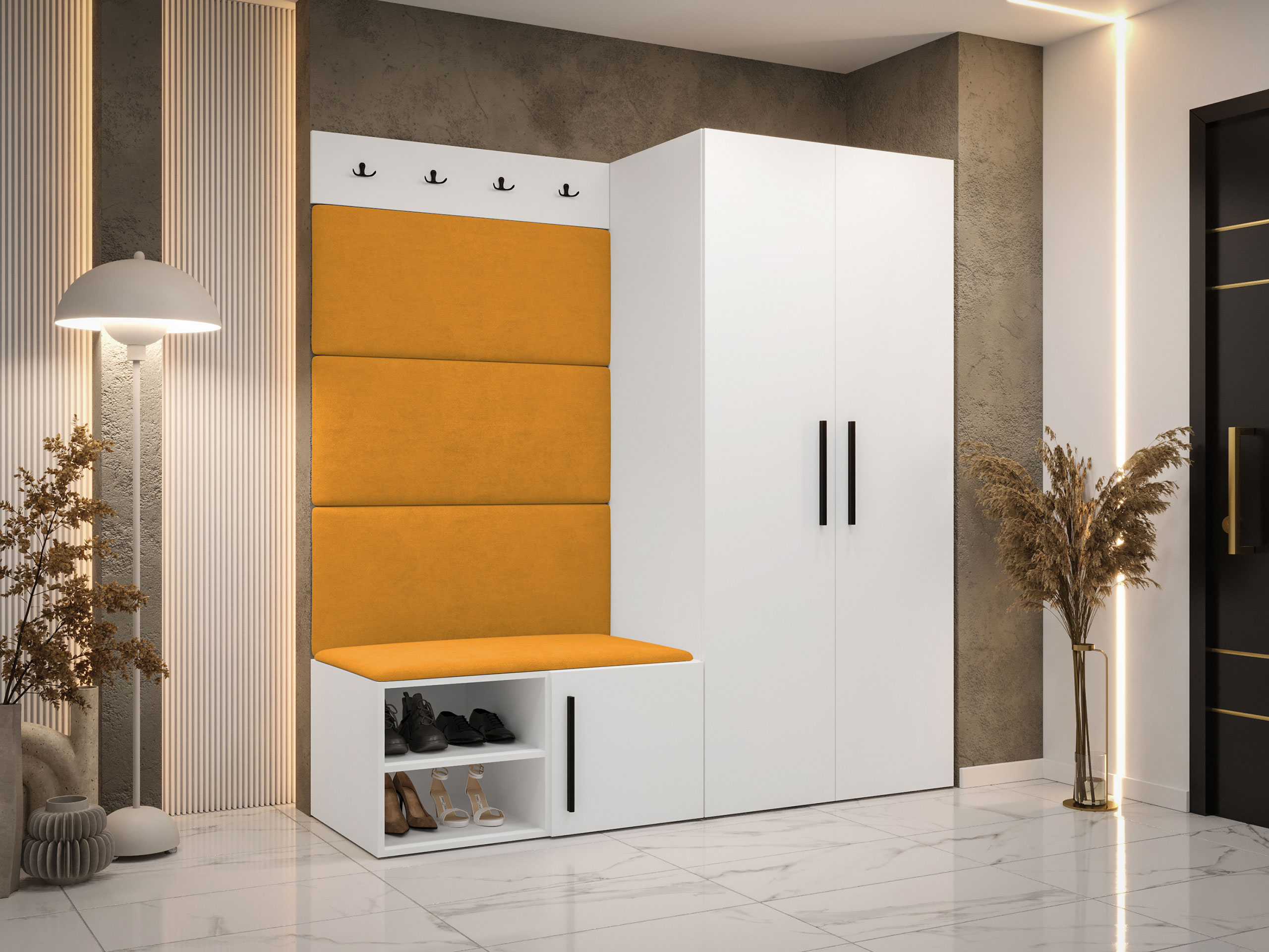 Priekšnama komplekts Hartford 526 (Balts)