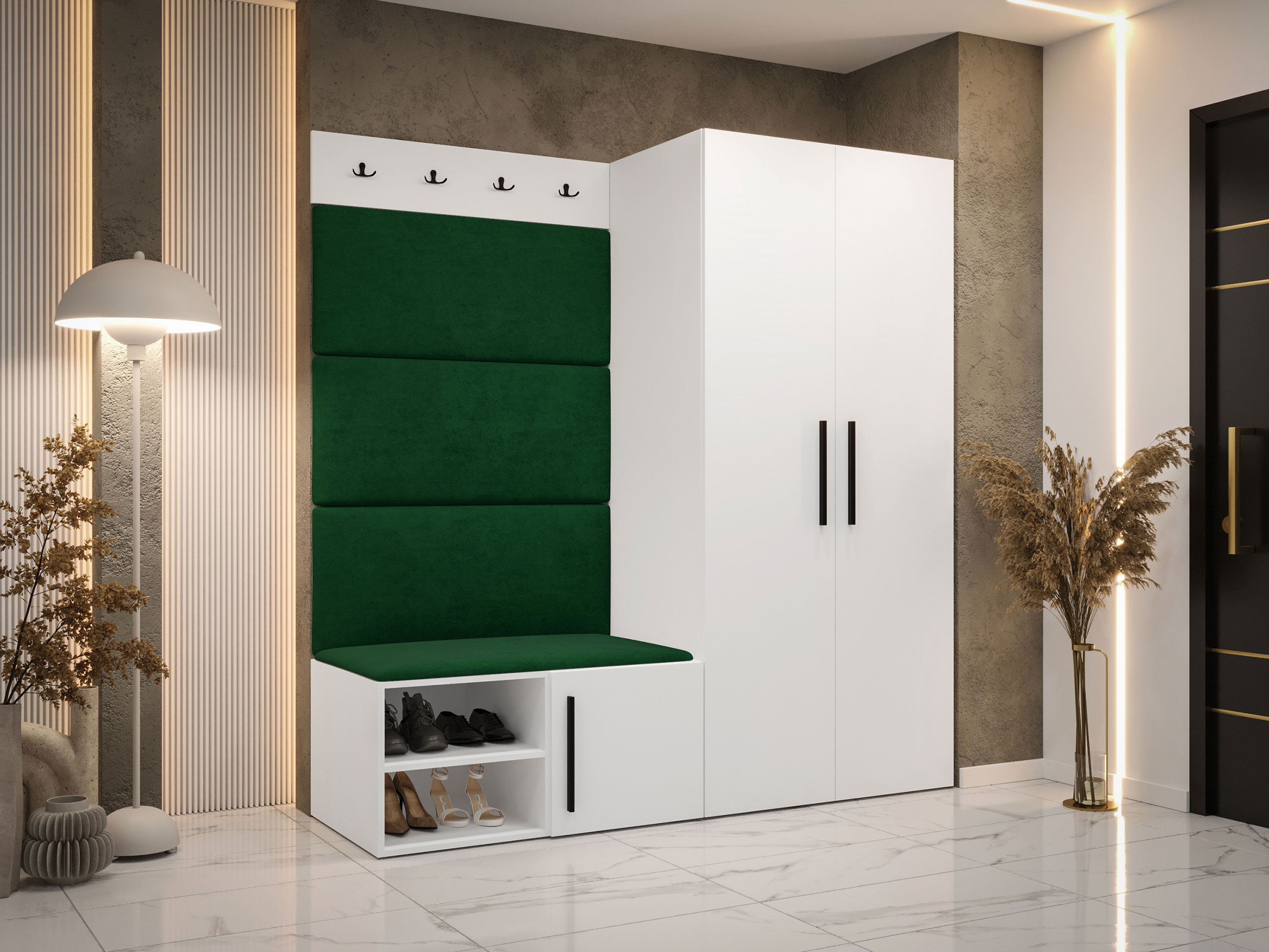 Priekšnama komplekts Hartford 526 (Balts)