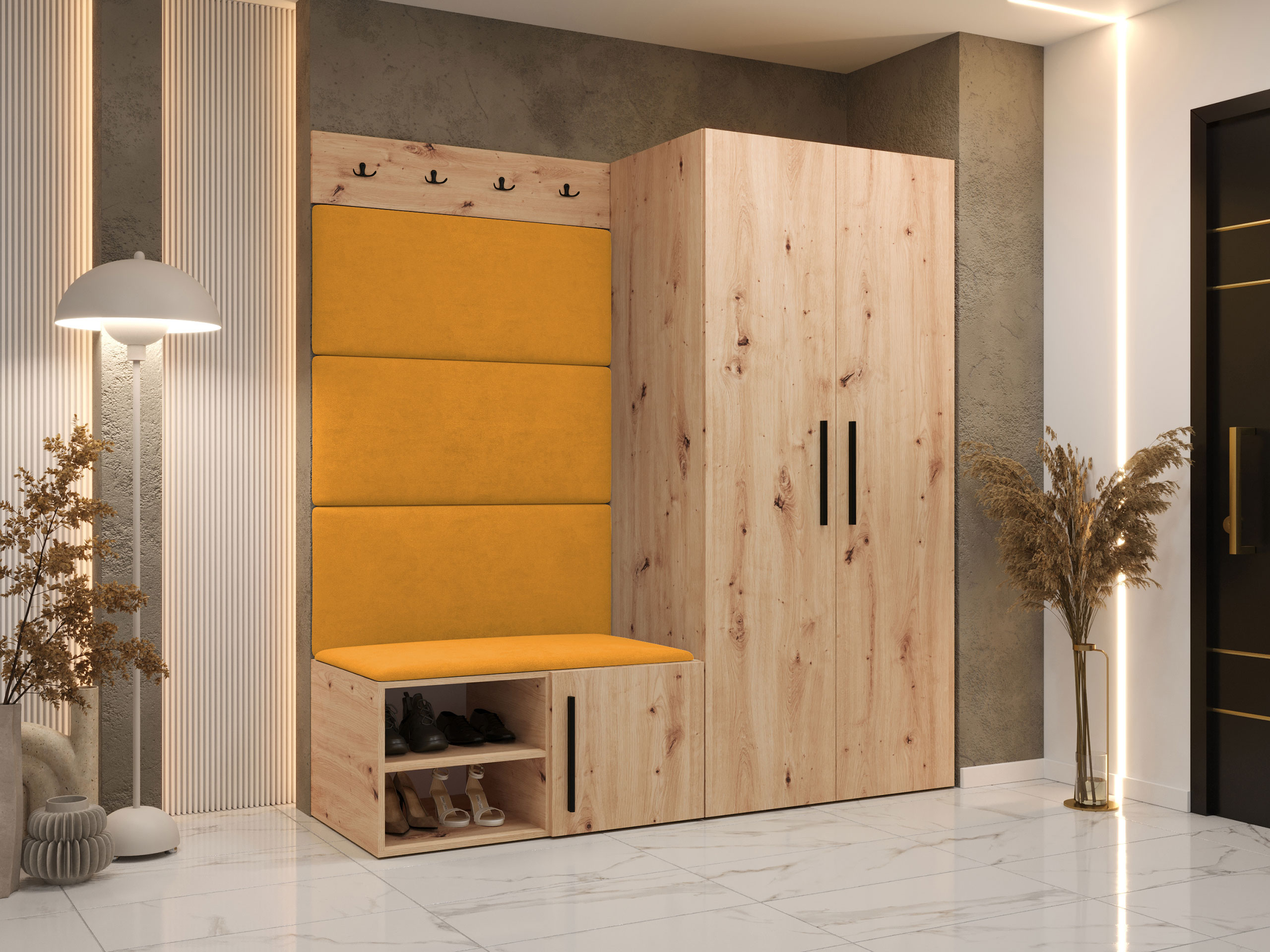 Прихожая Hartford 526 (Artisan дуб)