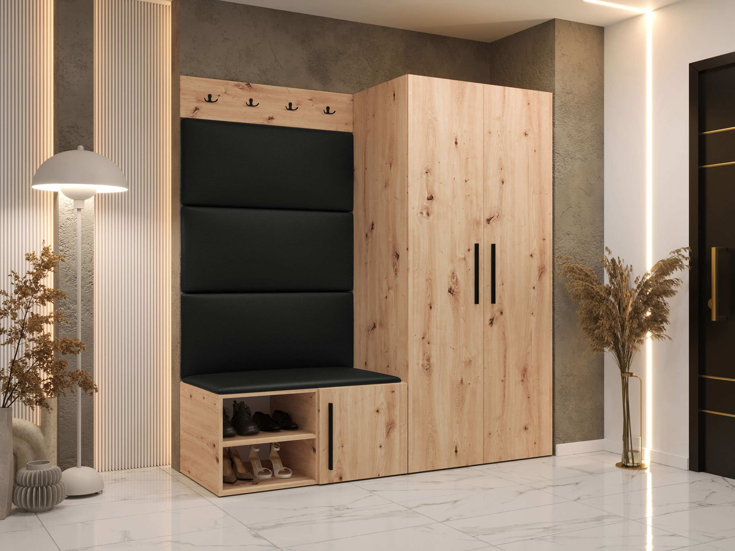 Прихожая Hartford 526 (Artisan дуб)