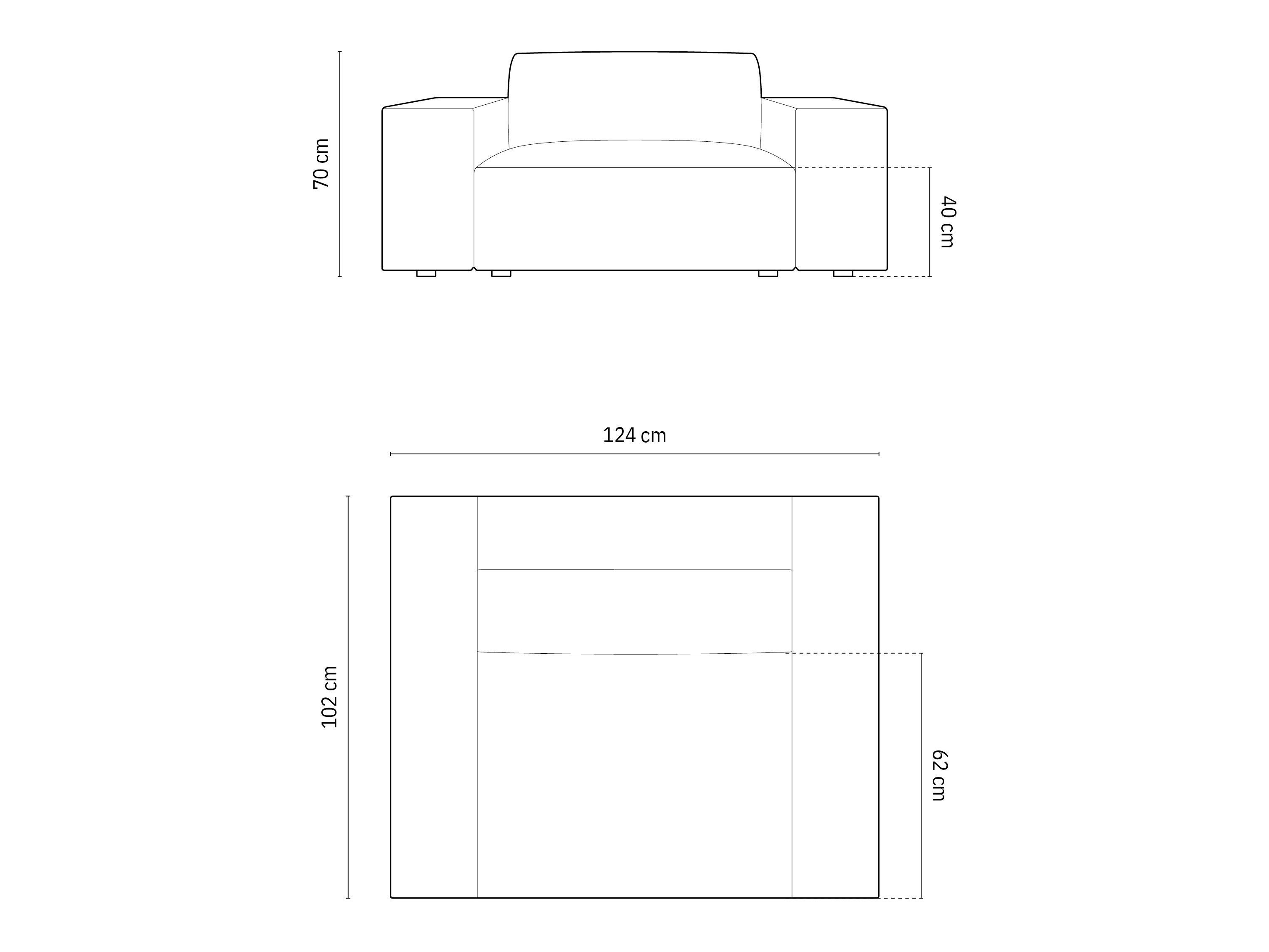 Кресло Lomcalu 106 (Bluvel 78)