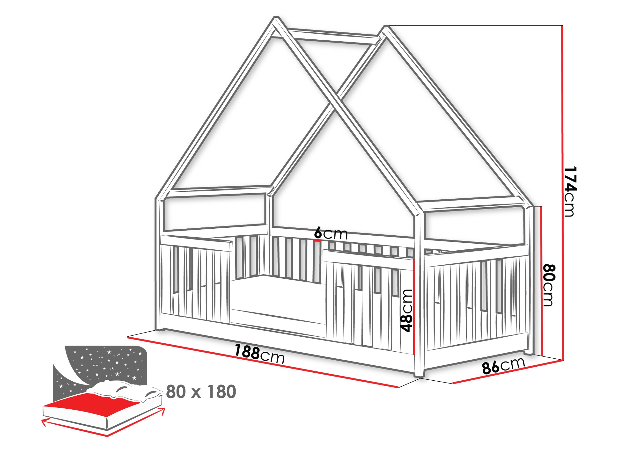 Кровать Vista 114 (Кашемир)