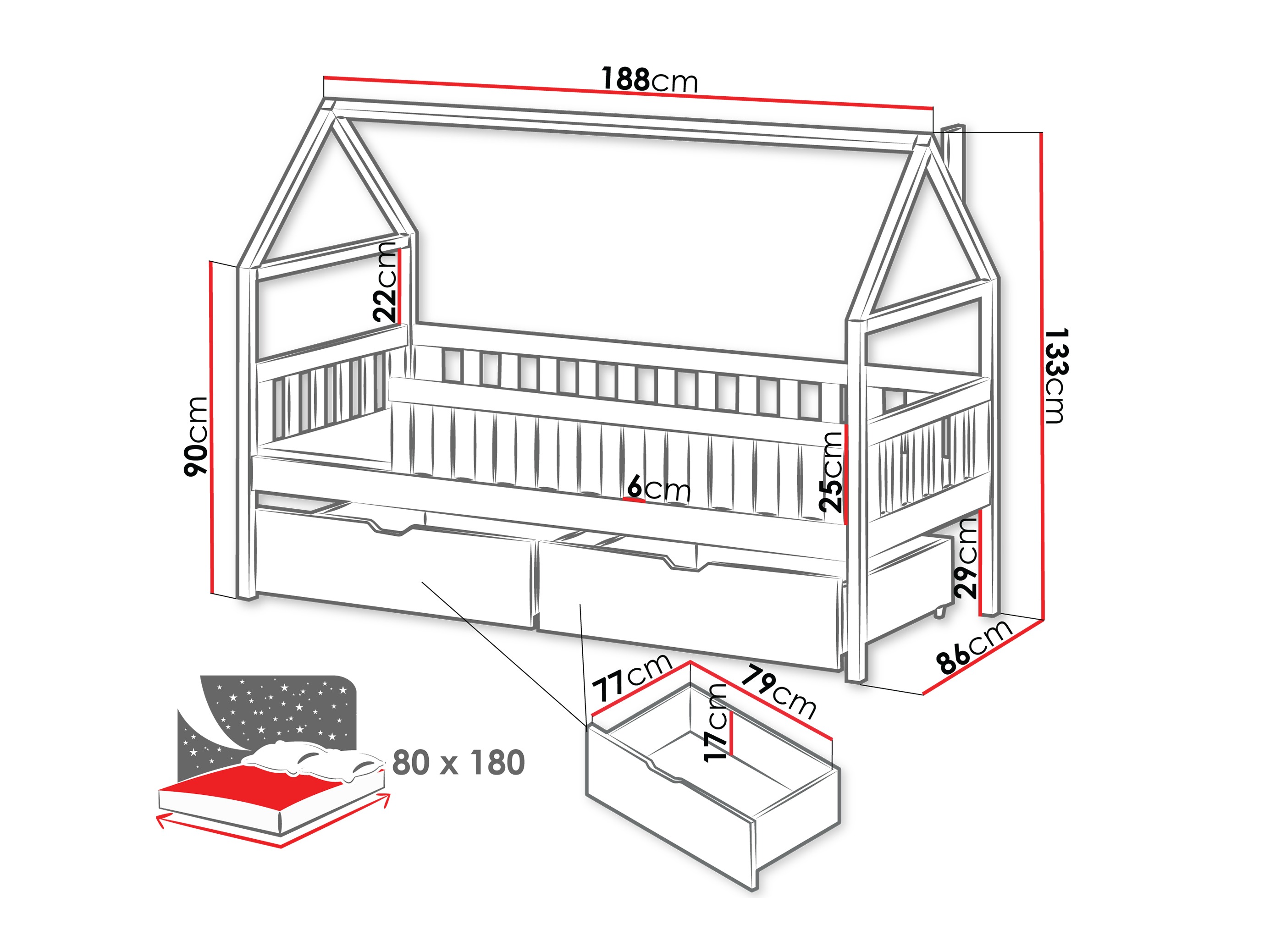 Кровать Vista 116 (Кашемир)