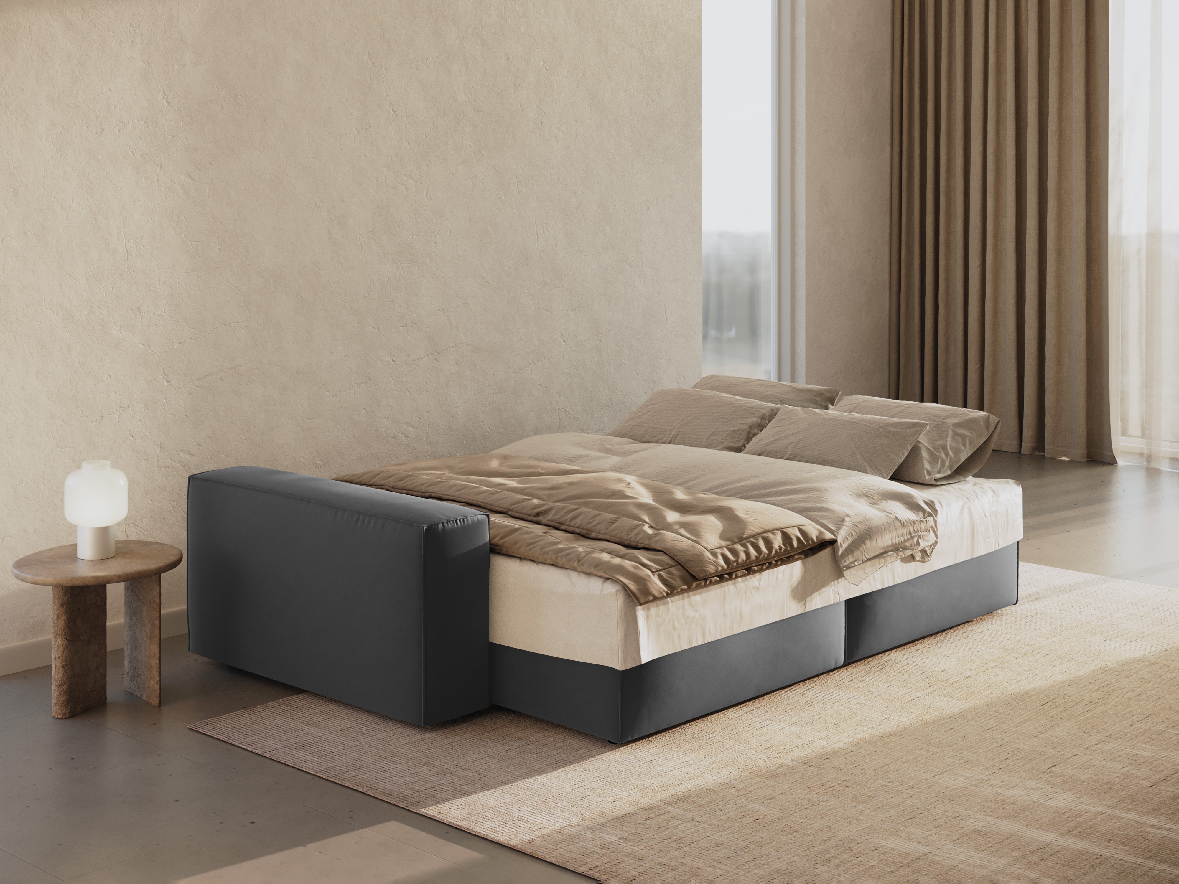 Dīvāns gulta Lomcalu 108 (Bluvel 14)