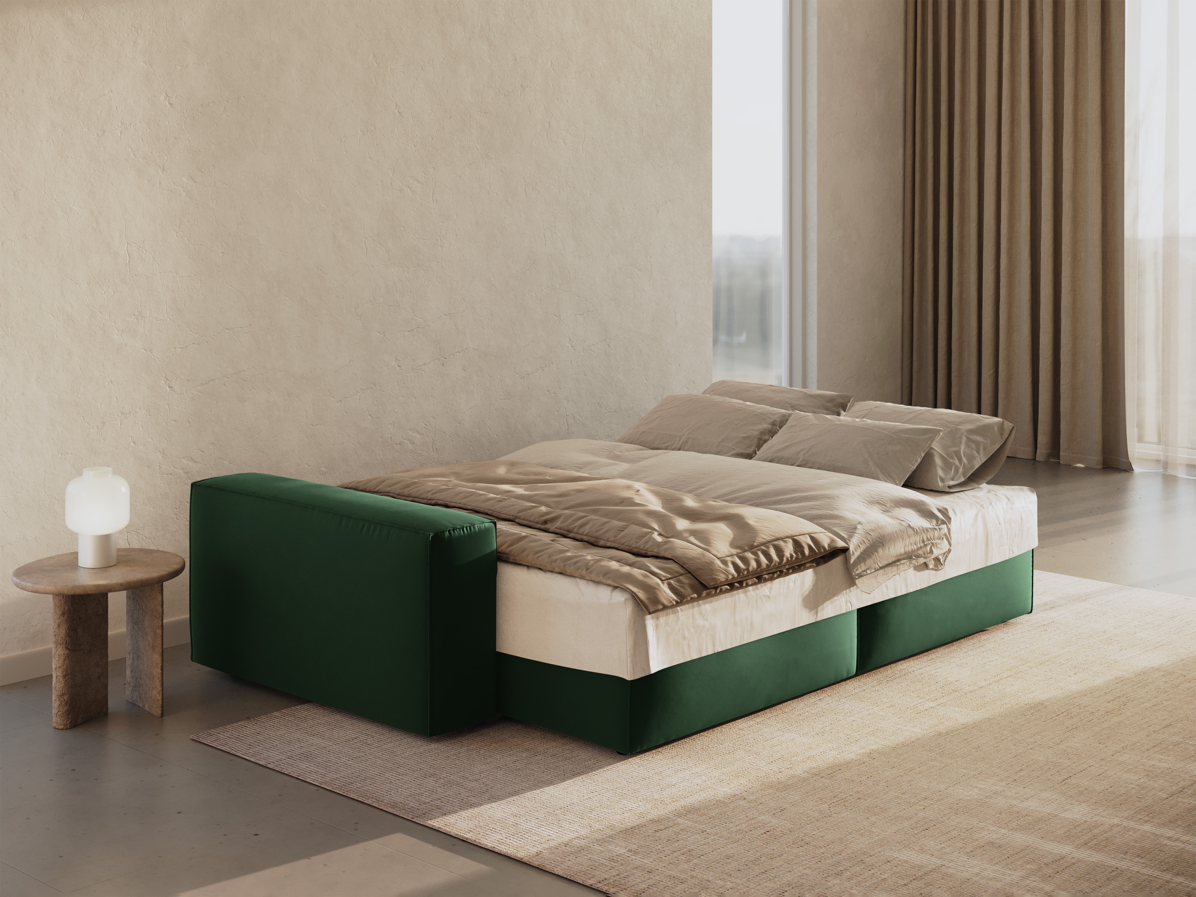 Dīvāns gulta Lomcalu 108 (Bluvel 78)