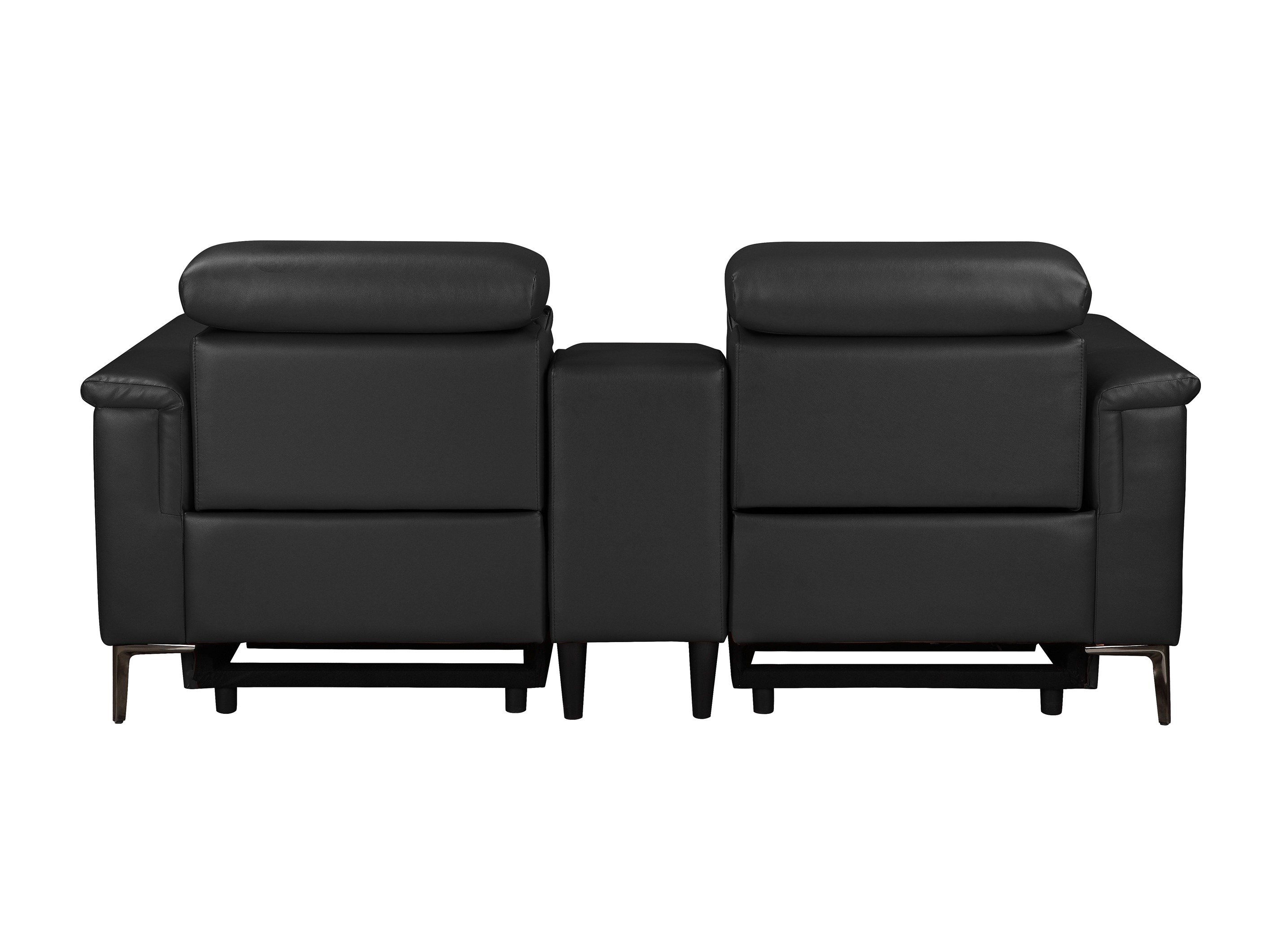 Dīvāns reglainer Denton 1467 (Melns)