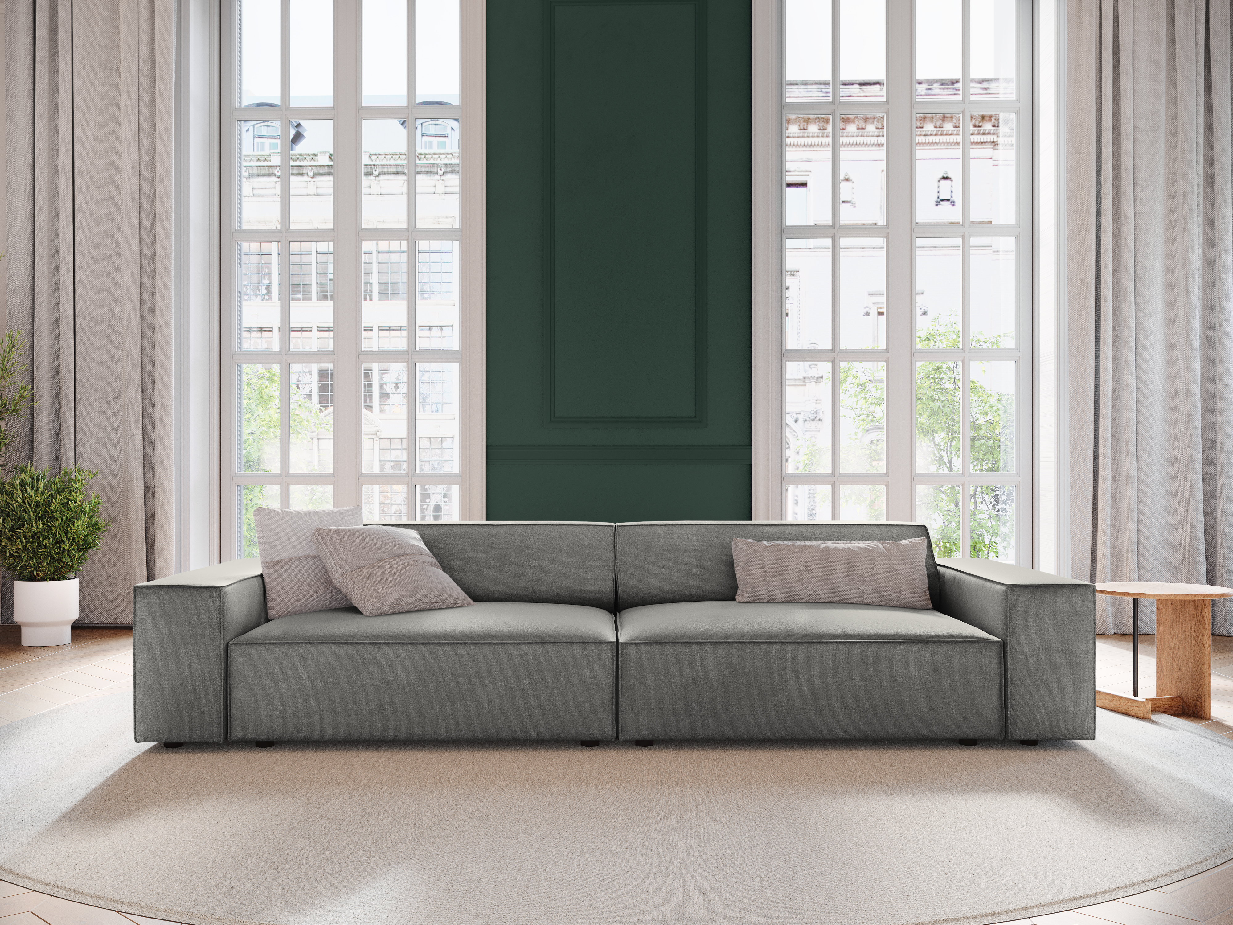 Moduļu dīvāns Lomcalu 107 (Bluvel 13)