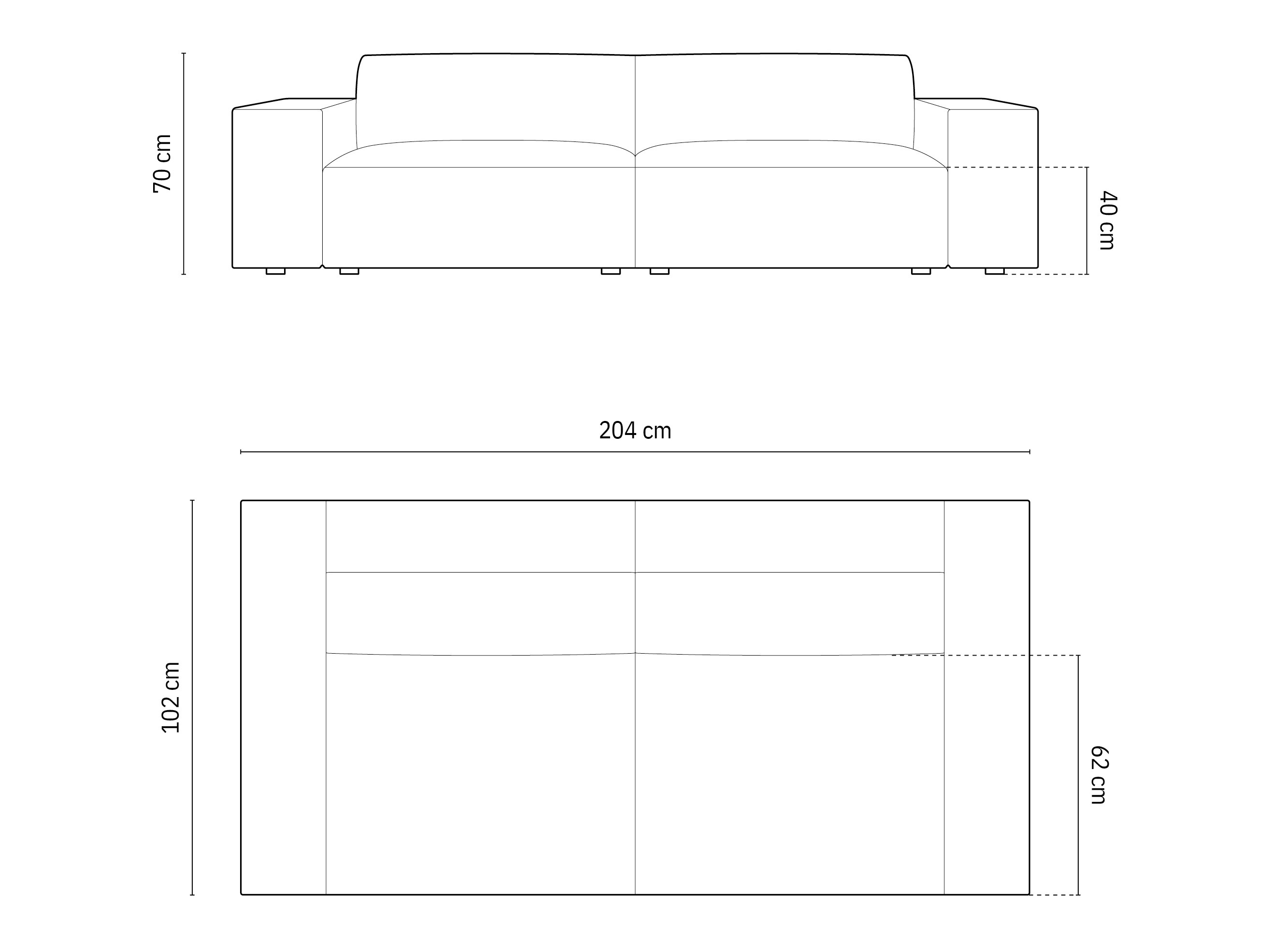 Moduļu dīvāns Lomcalu 107 (Bluvel 19)