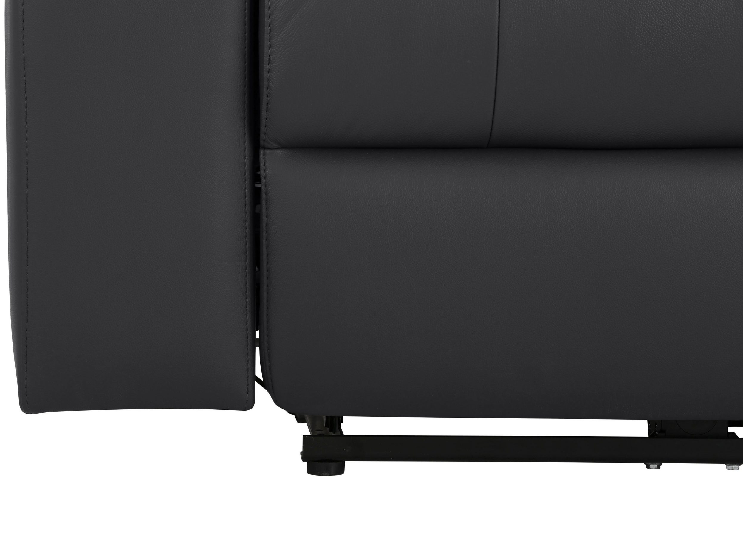 Угловой диван реклайнер Denton 1502 (Чёрный)