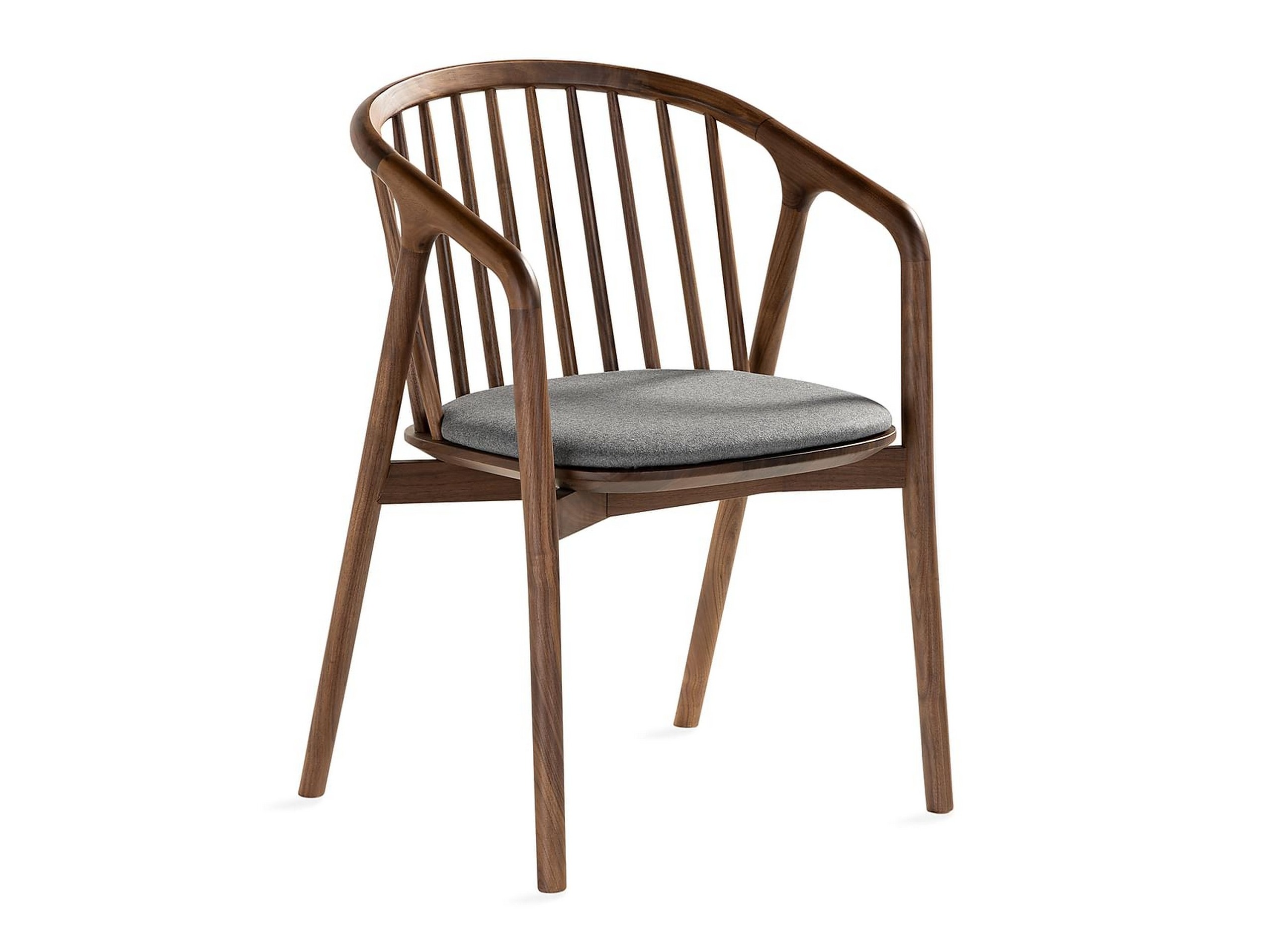 Стул Tivsoru 123 (Грецкий орех + Серый)