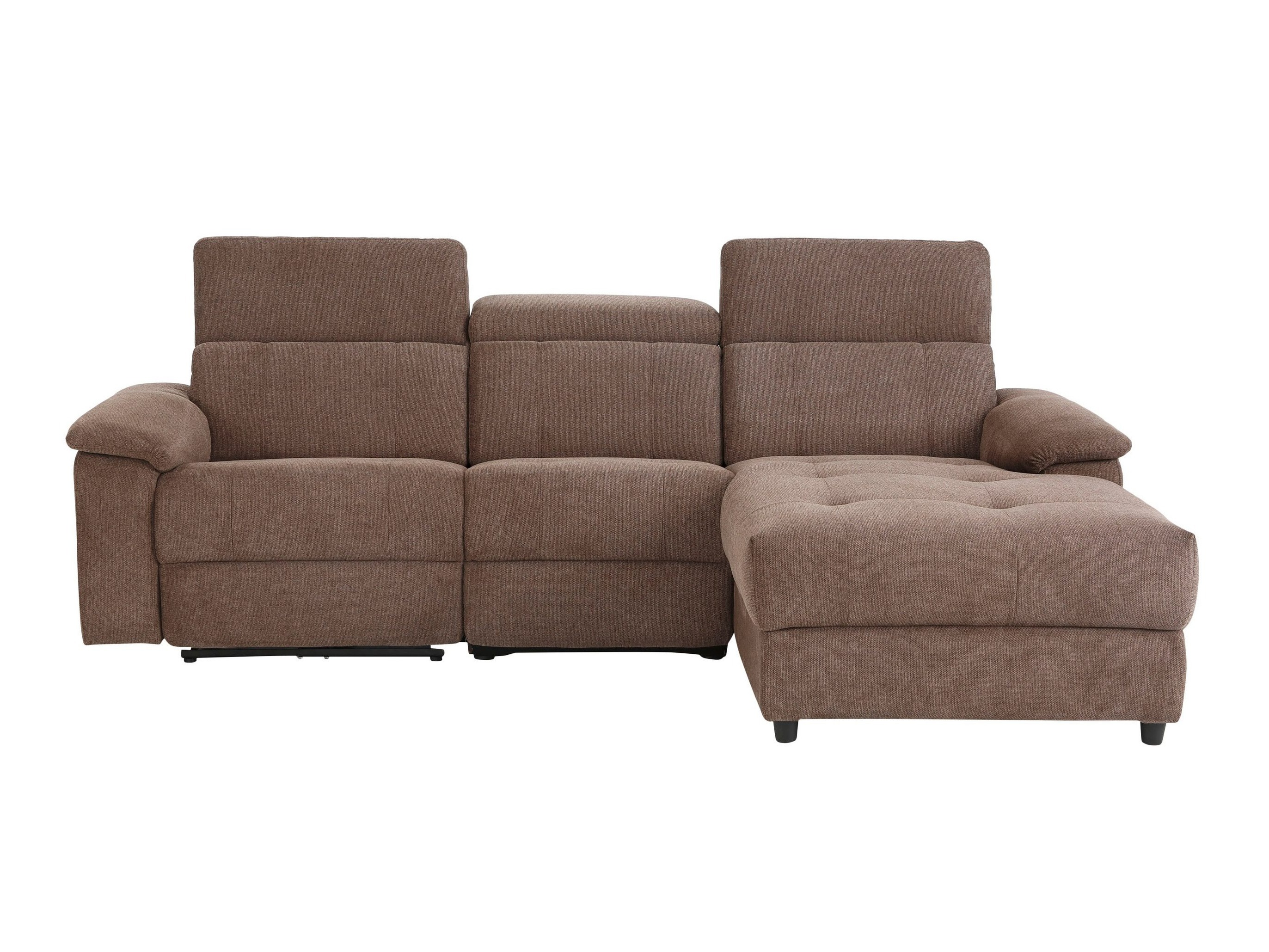 Stūra dīvāns reglaineris Denton 1502 (Brūns)