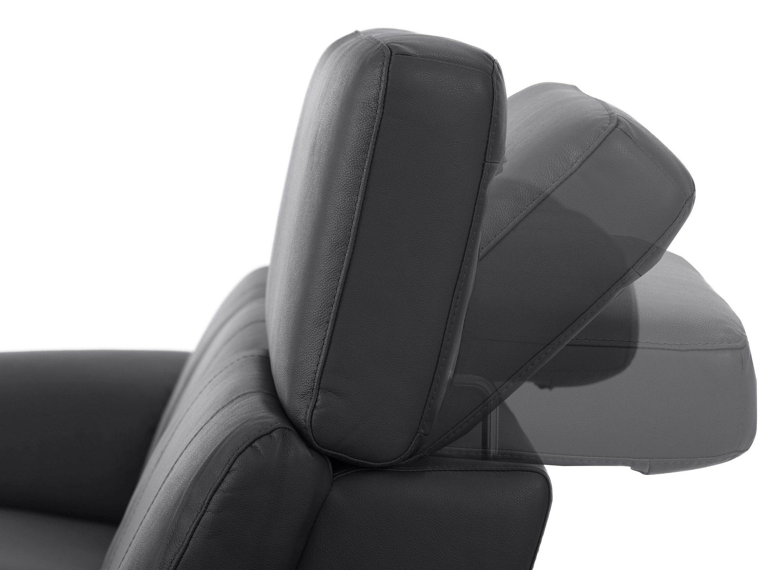 Stūra dīvāns reglaineris Denton 1502 (Melns)