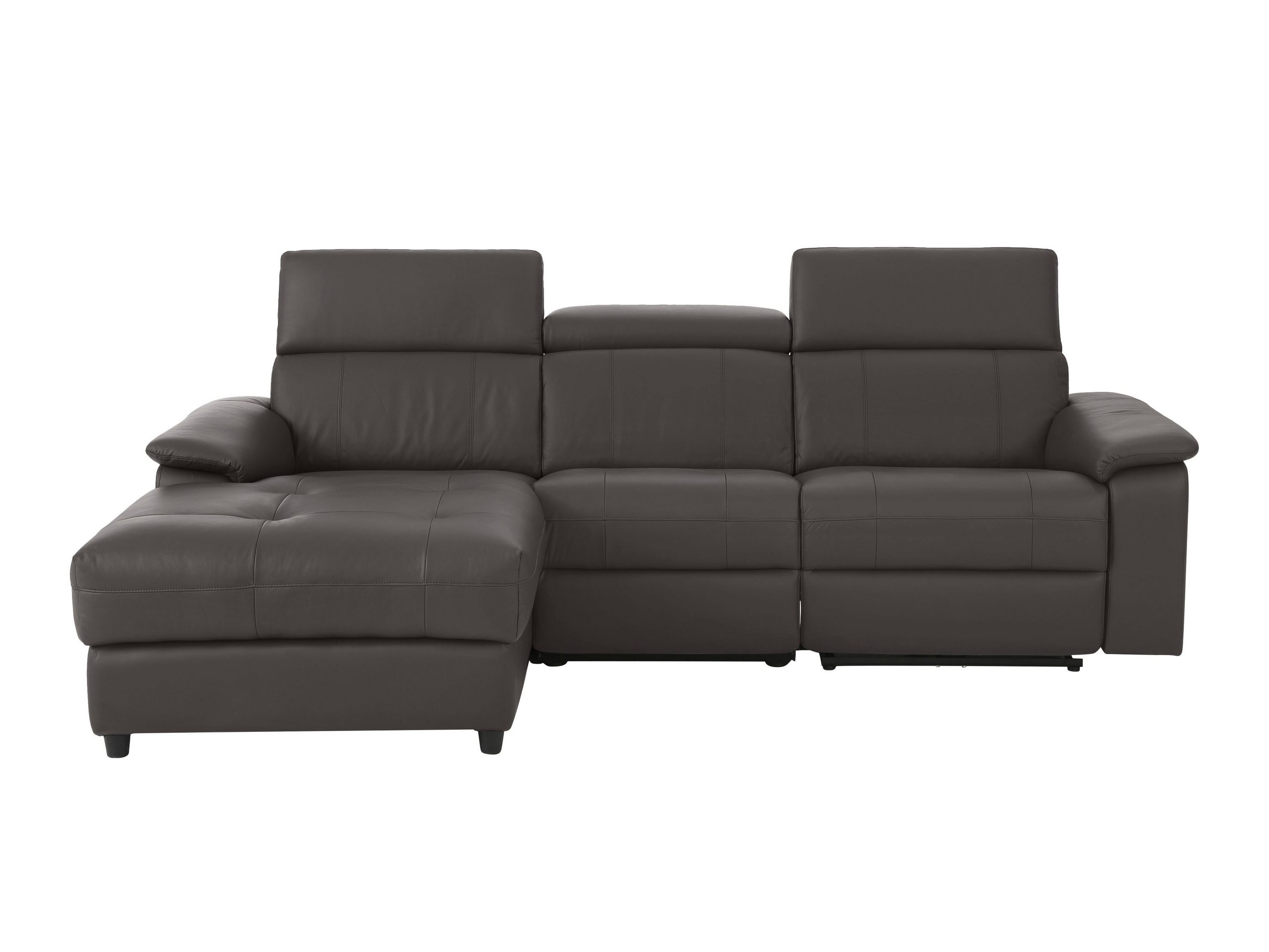 Stūra dīvāns reglaineris Denton 1503 (Brūns)