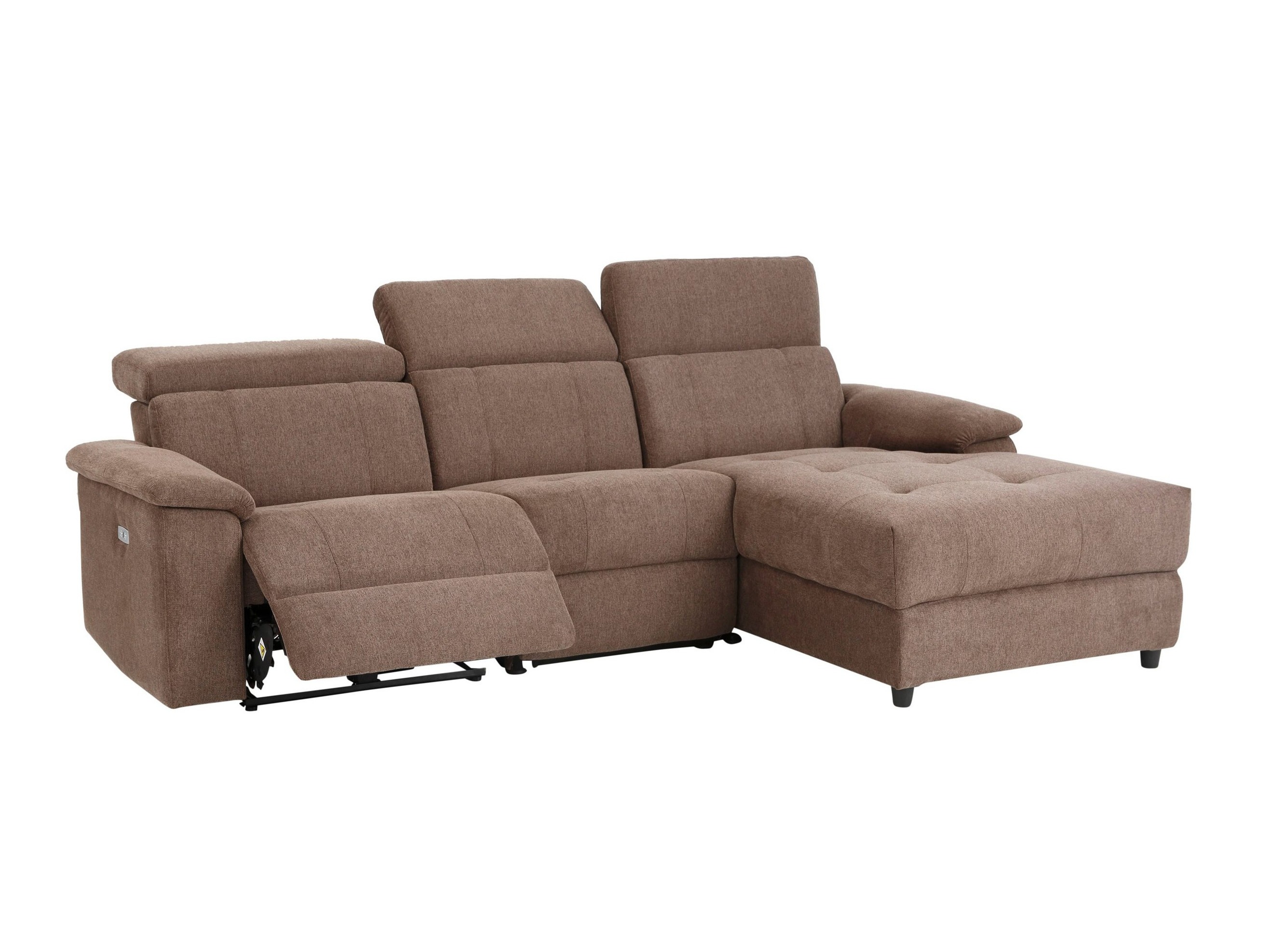 Угловой диван реклайнер Denton 1502 (Коричневый)