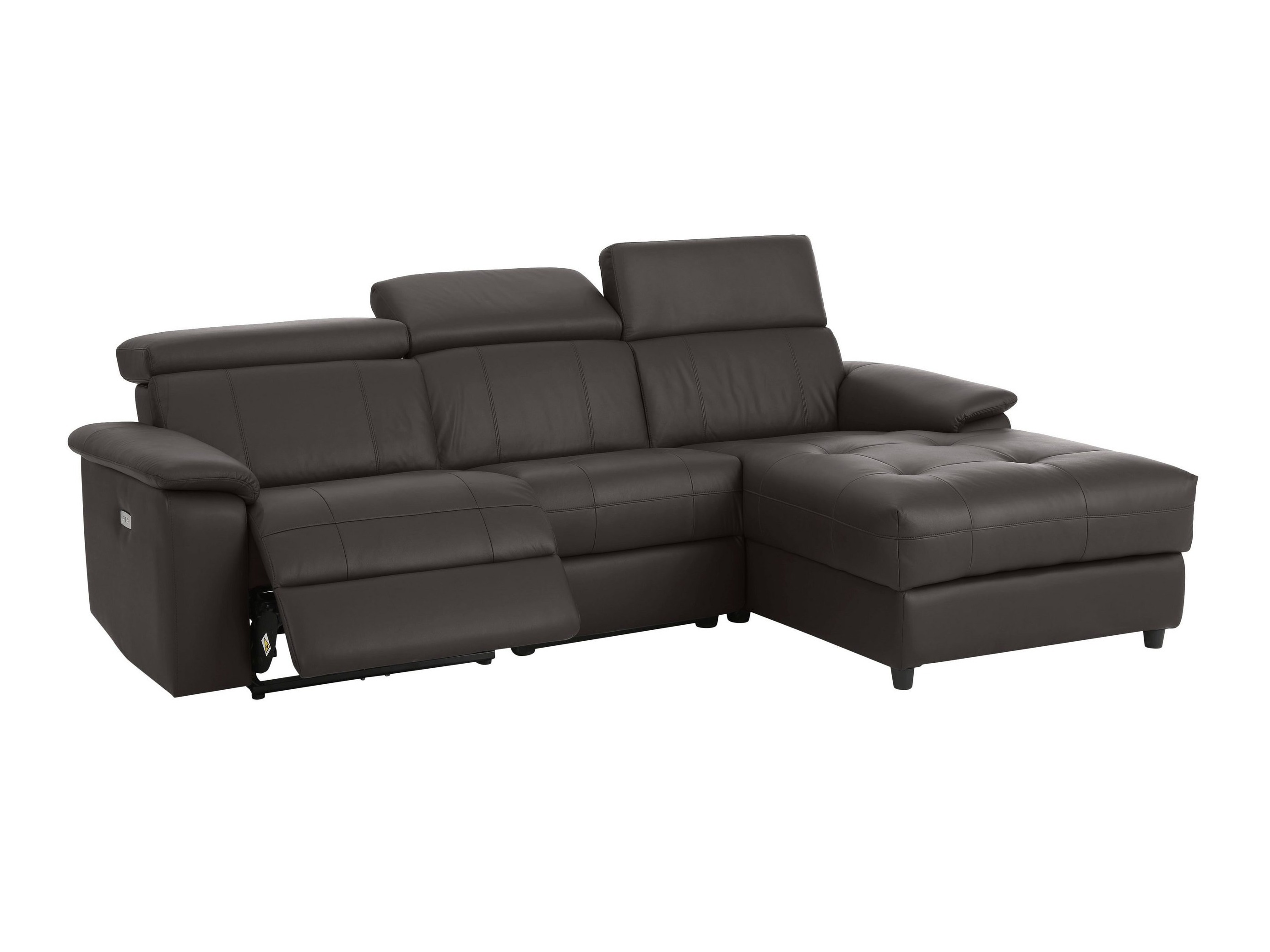 Угловой диван реклайнер Denton 1502 (Коричневый)