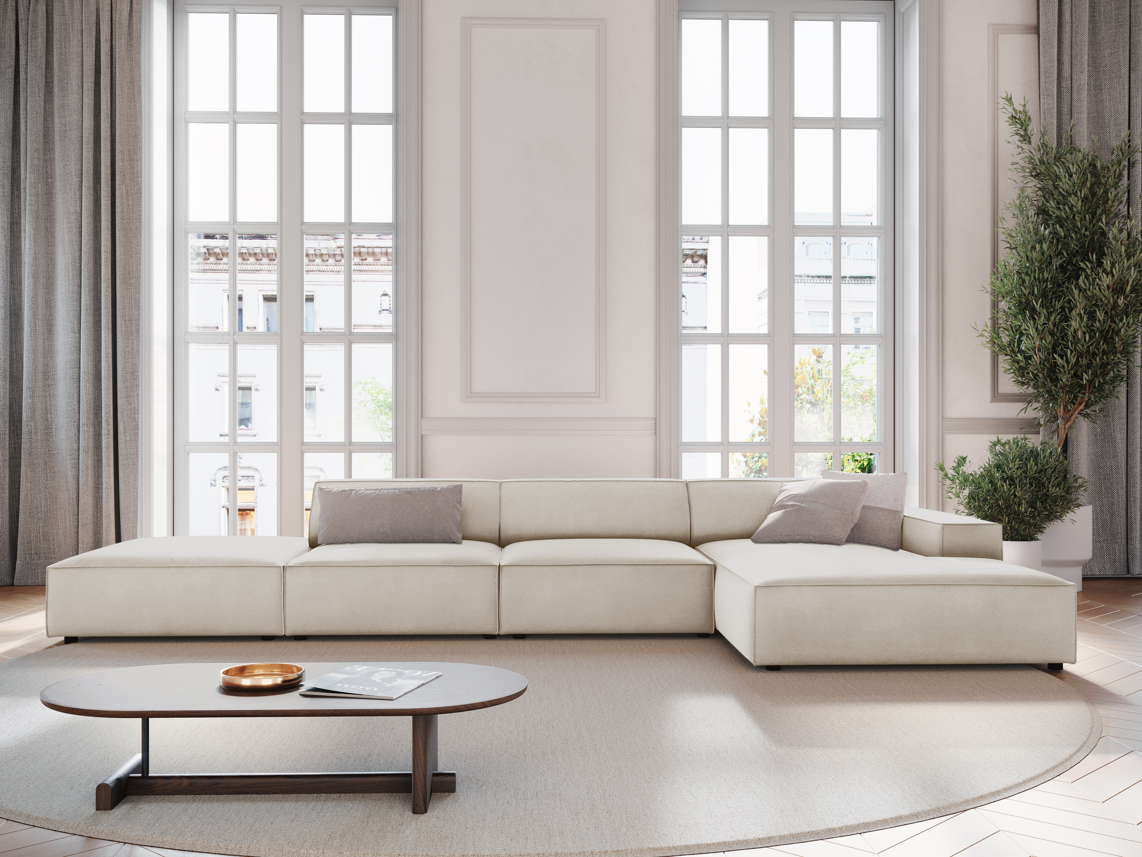 Stūra dīvāns Lomcalu 109 (Bluvel 30)