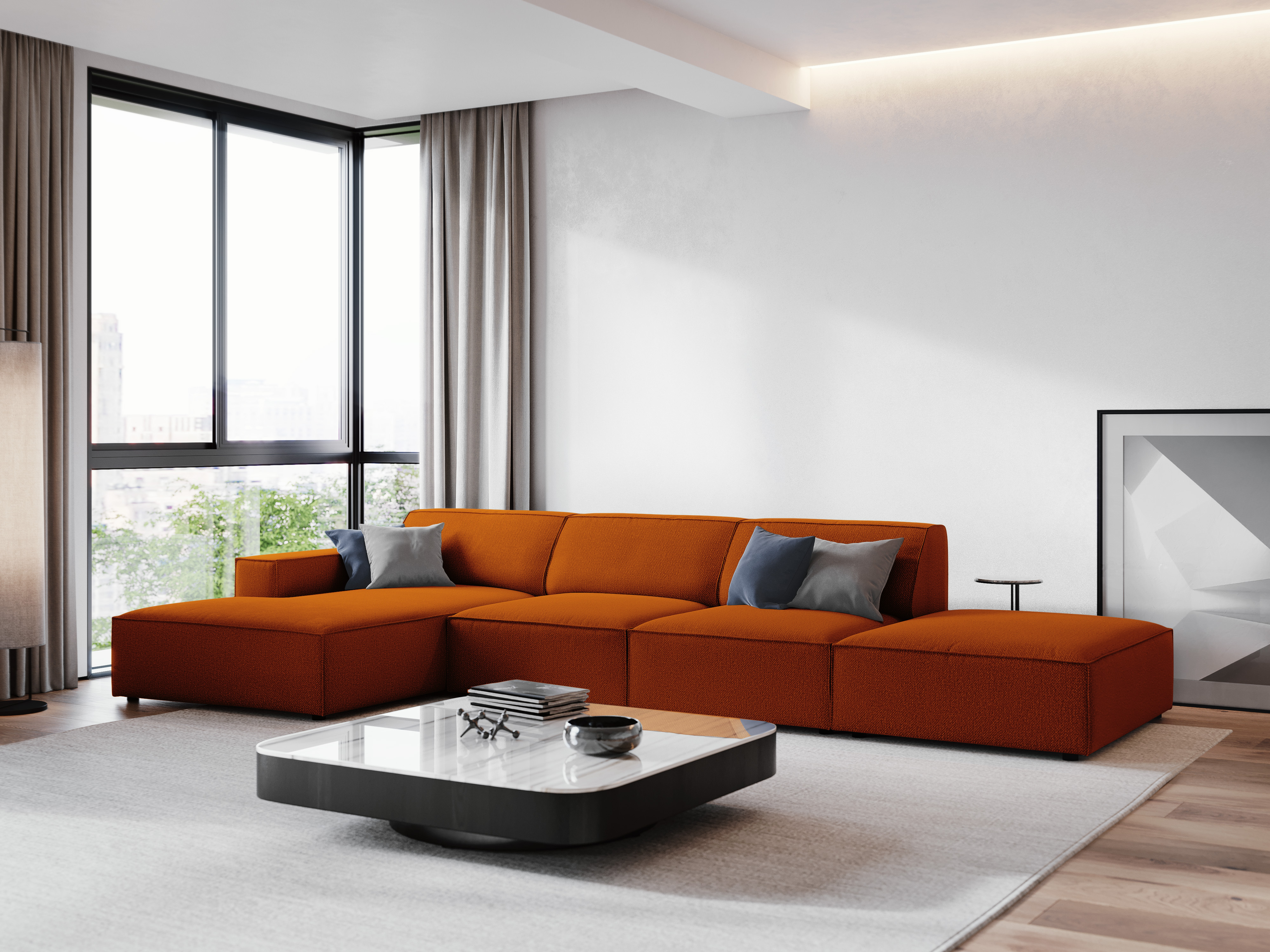 Stūra dīvāns Lomcalu 109 (Megan 357)