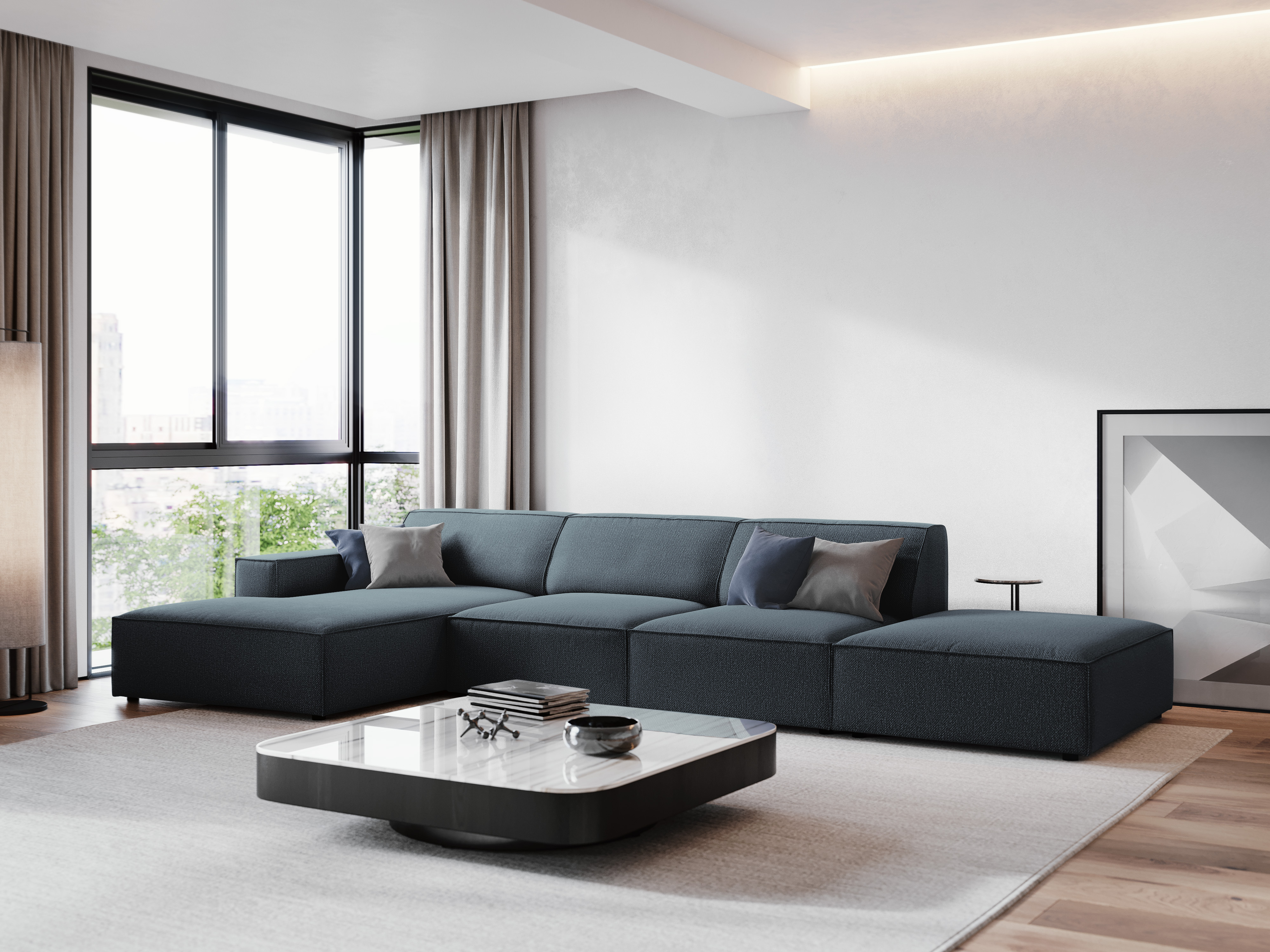 Stūra dīvāns Lomcalu 109 (Megan 361)