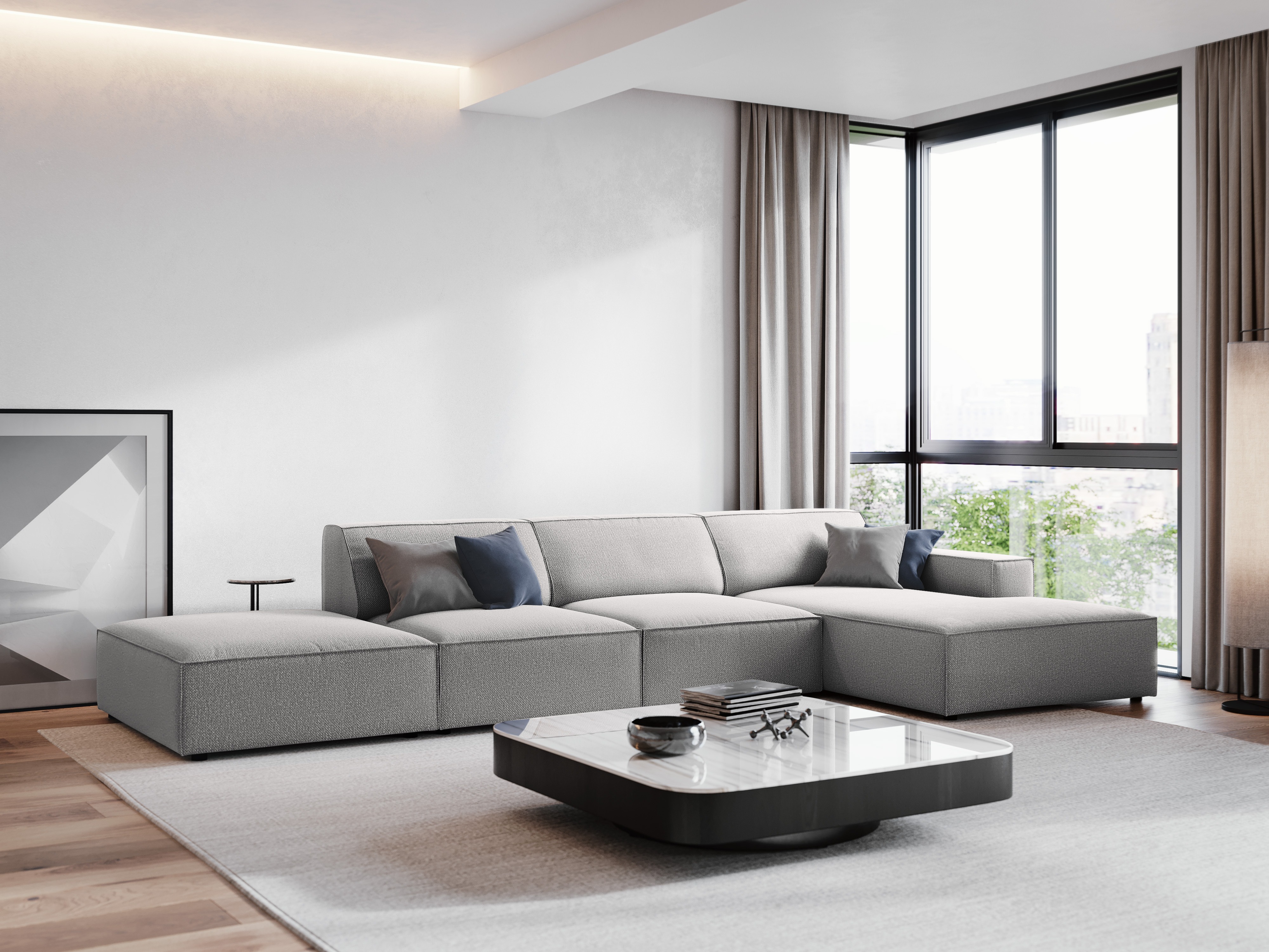 Stūra dīvāns Lomcalu 109 (Megan 363)